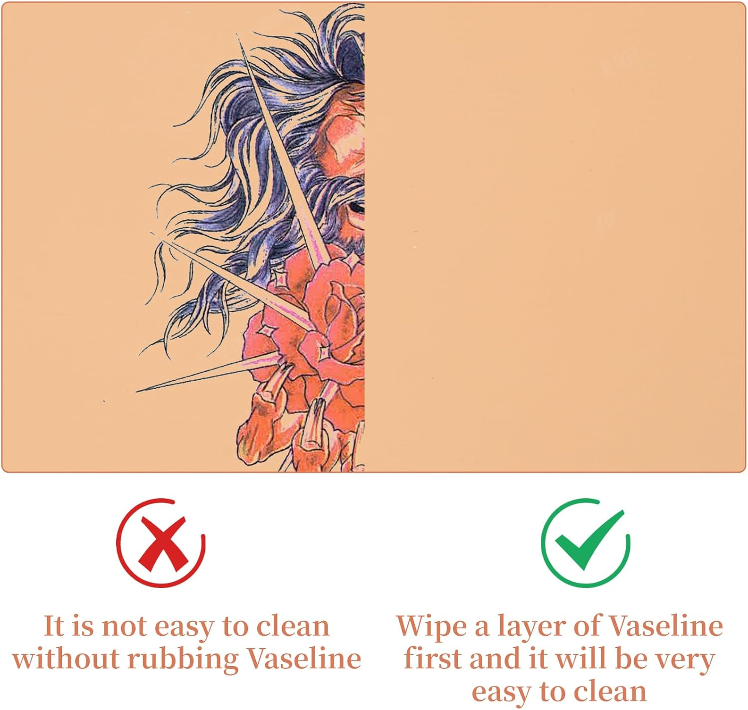 Varildibao 5 PCS Tattoo Practice Skins, 8" X 6" Double Sided Tattoo Fake Skin image number 1