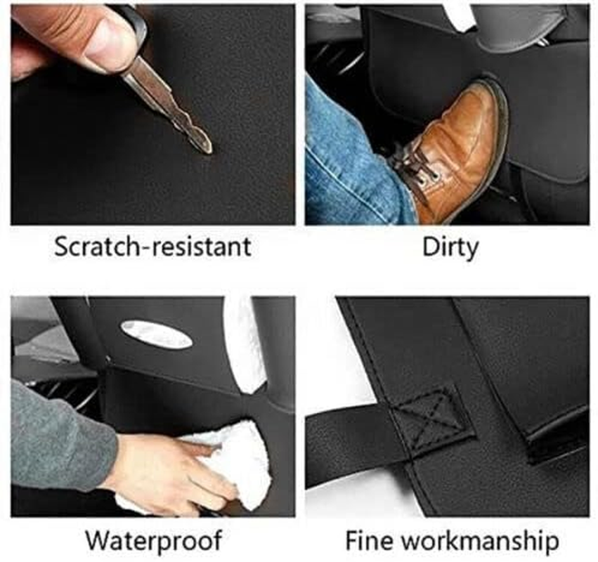 AIMALL Car Seat Back Organiser Tidy Organizer Travel Kid Storage Bag Pocket Cup Holder, 16.5X22.8 Inch Storage Bag, Waterproof Travel Pocket with Cup Holder, Adjustable Straps for Kids and Adults image number 2