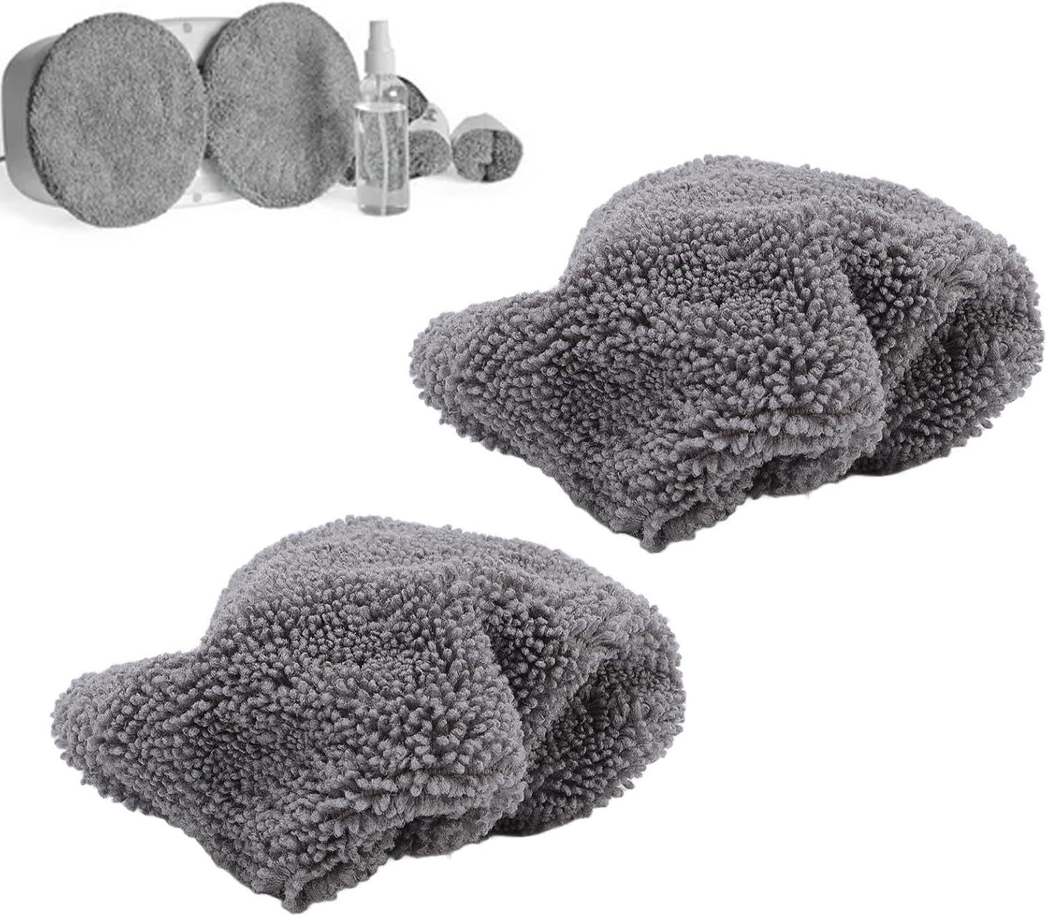 12Pcs Window Cleaning Robot Replacement Pads, round Reusable Glass Cleaning Robot Cloths, Easy to Install and Remove, Automatic Window Cleaning Robot Pad for Home and Commercial image number 6