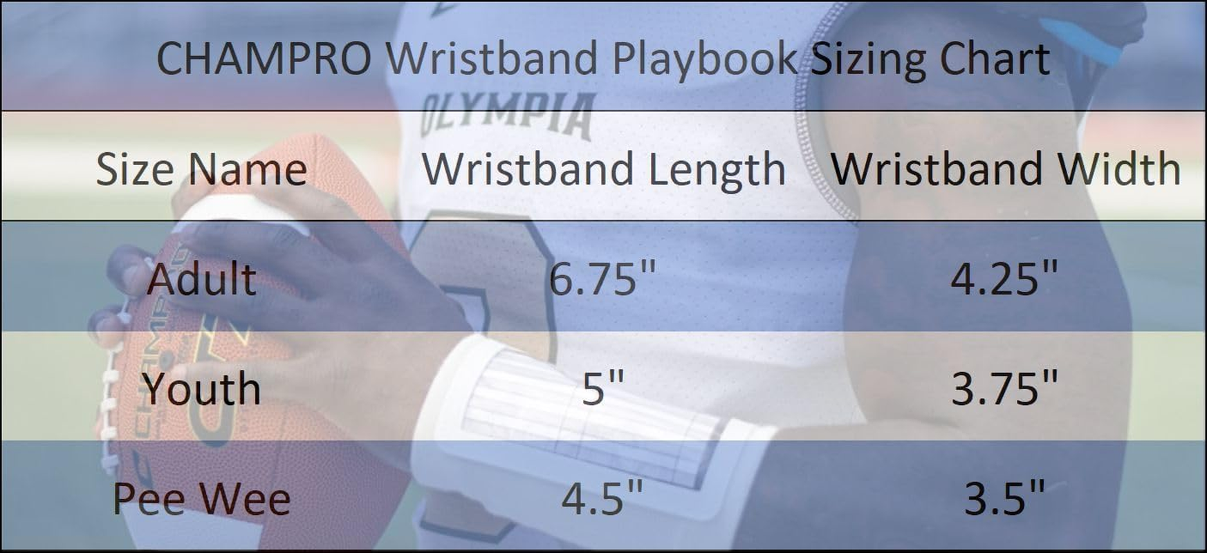 Champro Triple Wristband Playbook - Camo Maroon image number 5