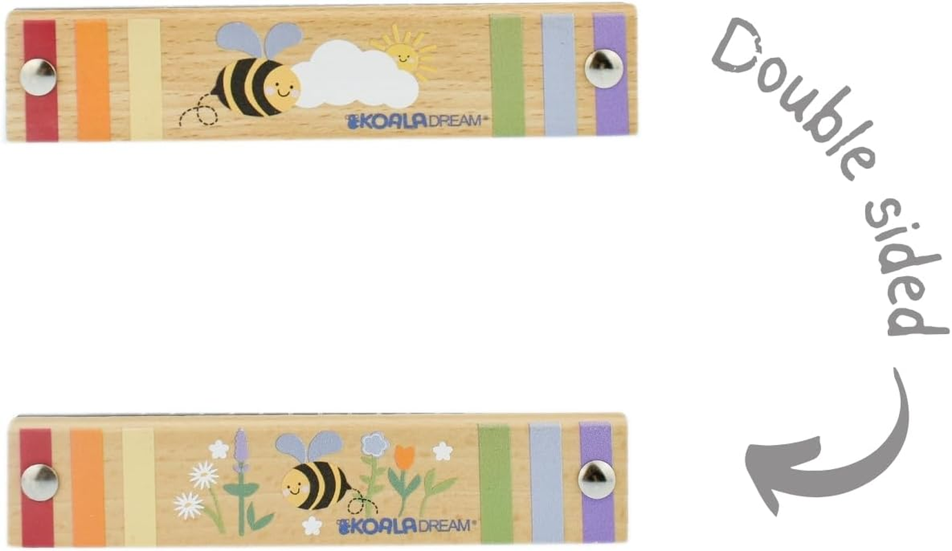 Koala Dream - Buzzy Days BEE Harmonica - Buzzy Days Bee Design, Garden & Cloud Themes, Fsc-Certified, Child-Safe & Non-Toxic