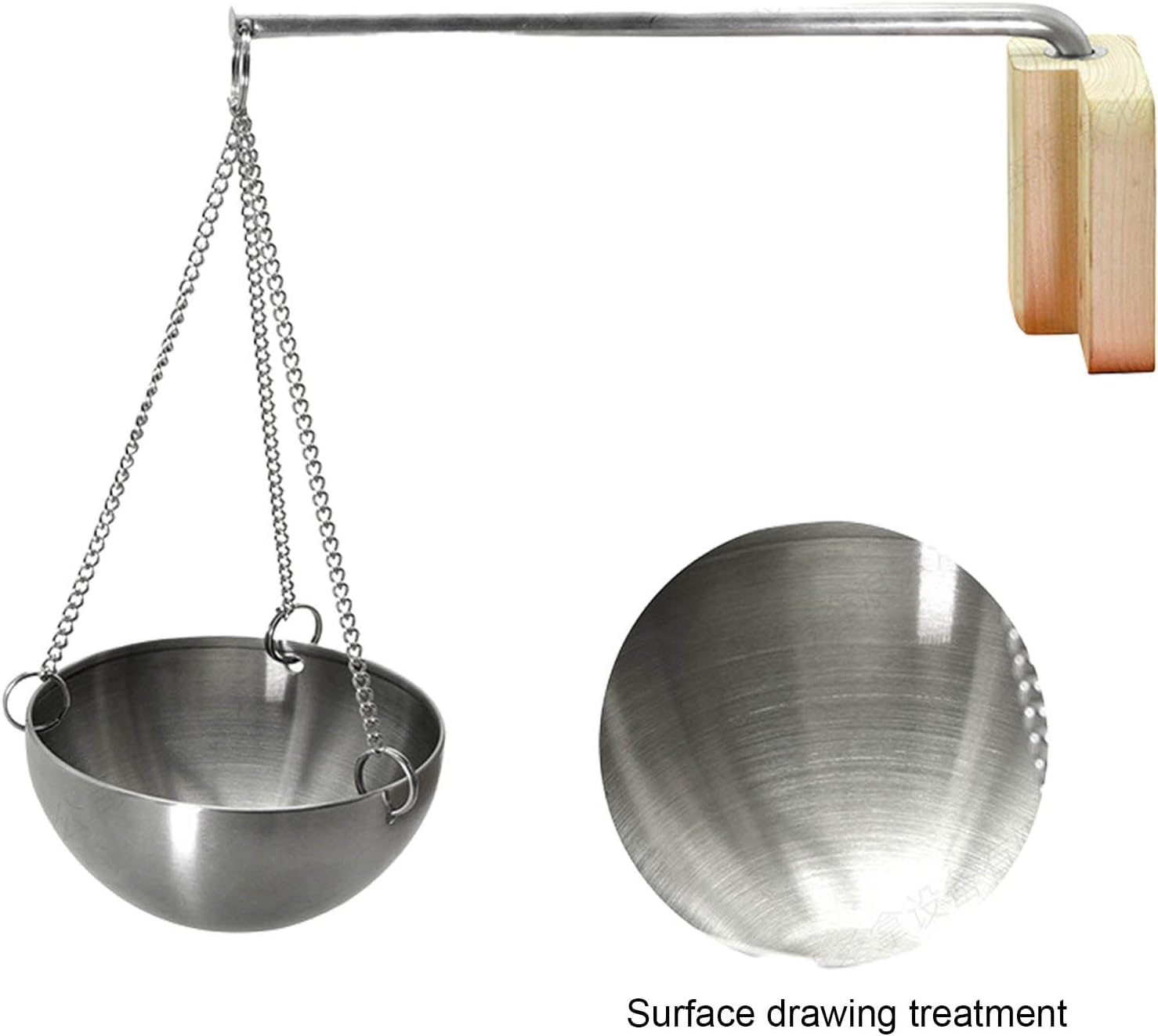 2 Sauna Oil Cup | Stainless Steel Sauna Oil Cup with Chain,Sauna Aromatherapy Oil Holder Oil Fragrance Diffuser Bowl for Sauna and Spa Zankie