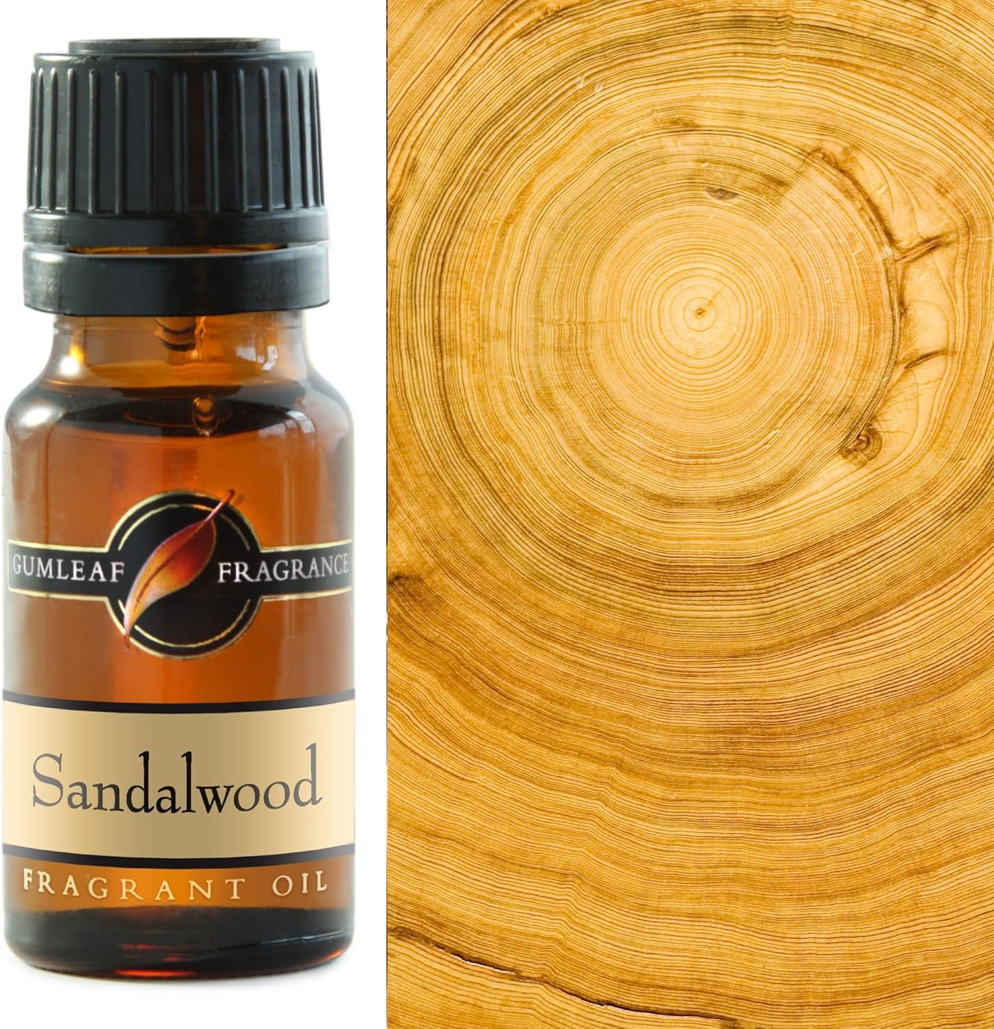 Gumleaf Fragrance Sandalwood Fragrant Oil - 10Ml, Cruelty Free & Vegan, Phthalate-Free Fragrance image number 2