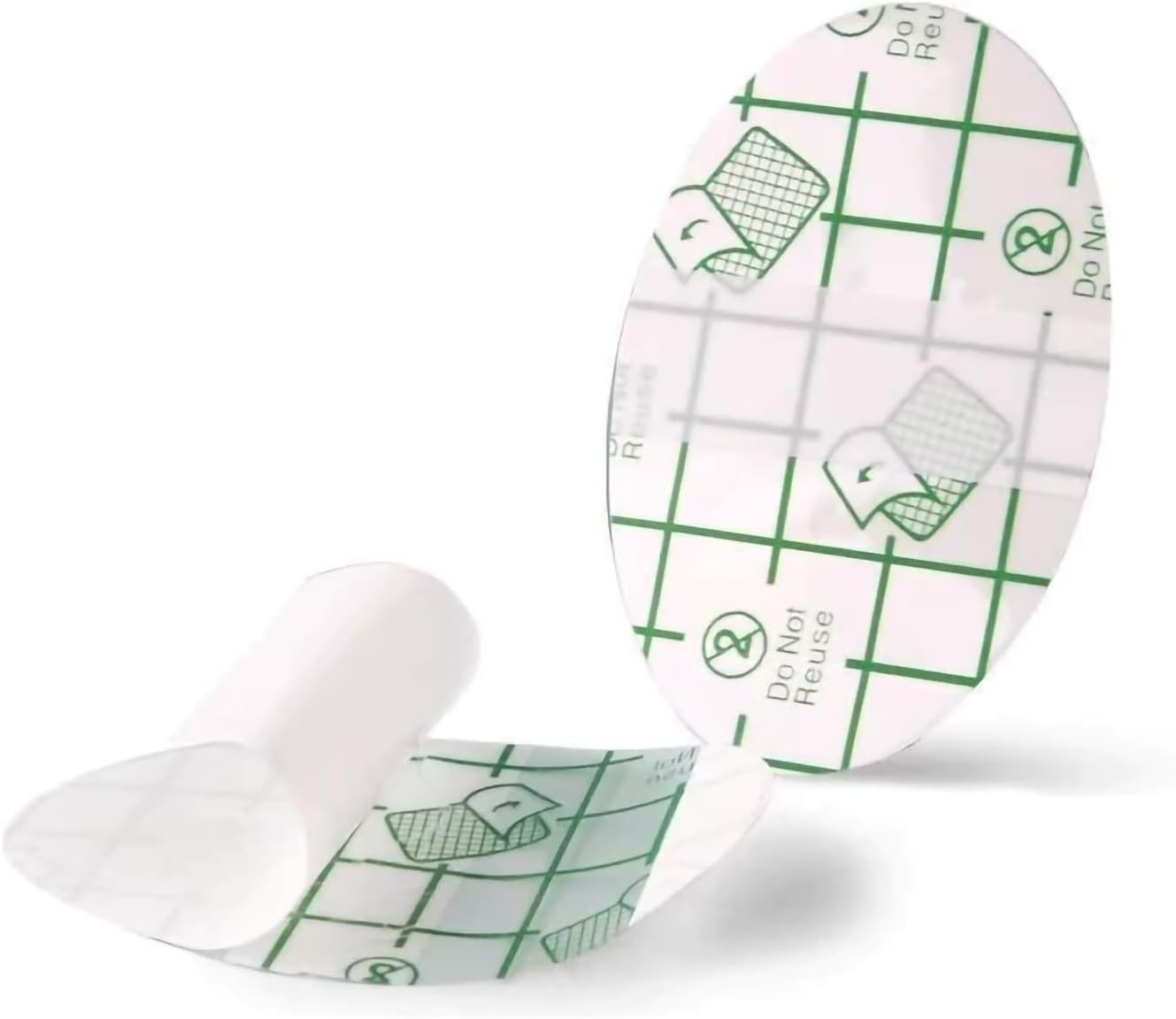 100 Pcs Shower Ear Stickers Waterproof Stickers Disposable Ear Cap Protection Transparent Adhesive Covers for Various Water Sports image number 4