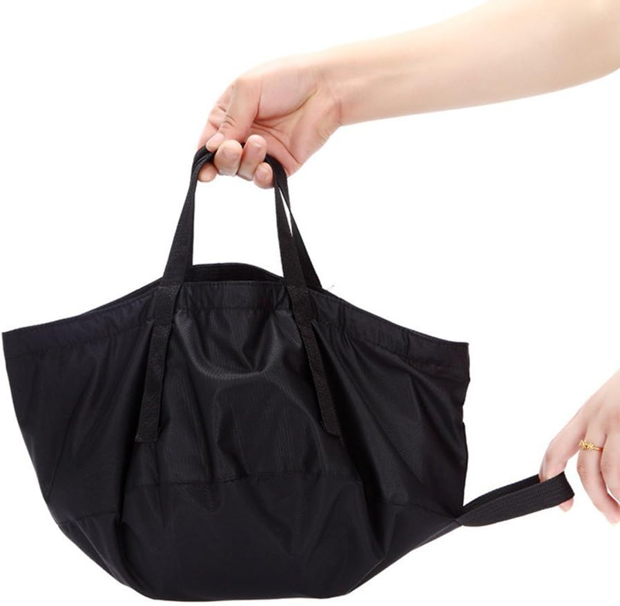 Winise 7L Lightweight Portable Folding Wash Basin Wash Bowl Multi-Functional Collapsible Bucket Water Bag Water Storage Collapsible Carrying Pouch Handle Bag for Outdoor Traveling Camping Hiking Fishing (Blue/Green/Red) image number 6