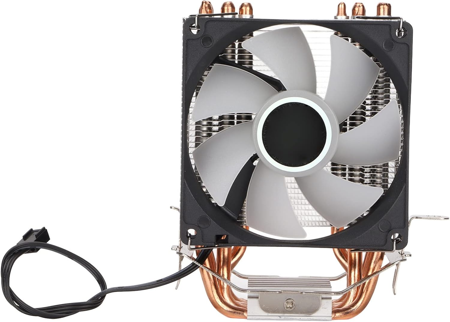 Bewinner RGB CPU Air Cooler with Lighting Effect - Silent Design, Universal Compatibility, 90X90X25Mm Computer Cooling Fan (Single Pack) image number 3