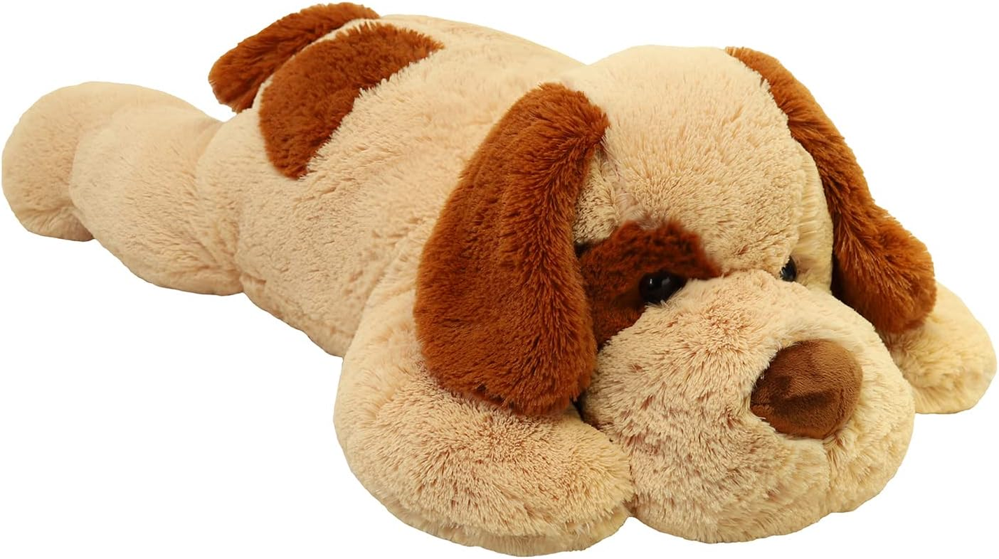 26.8 Inch 5 Lbs Dog Weighted Stuffed Animals for Anxiety and Stress Relief, Large Weighted Plush Animal, Cute Plush Toy Pillow, Gifts for Adults, Kids, Boys and Girls