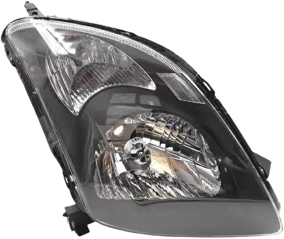 Headlight Lamp Compatible with Suzuki Swift Hatchback RS415 RS416 2005 2006 2007 2008 2009 2010 Right Driver and Left Passenger Side Black Headlamp Front Lights image number 2