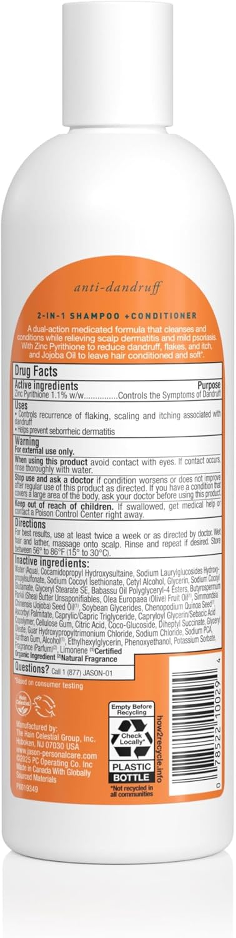 Jason 2 In1 Shampoo + Conditioner-12 Oz image number 4