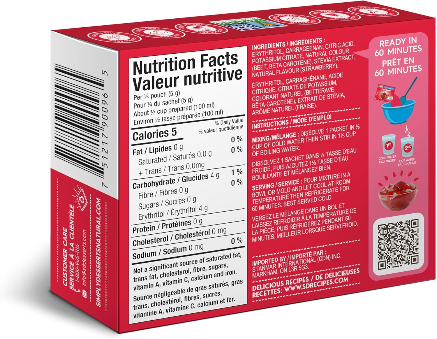 Simply Delish Strawberry Jel Dessert, 20 G image number 4