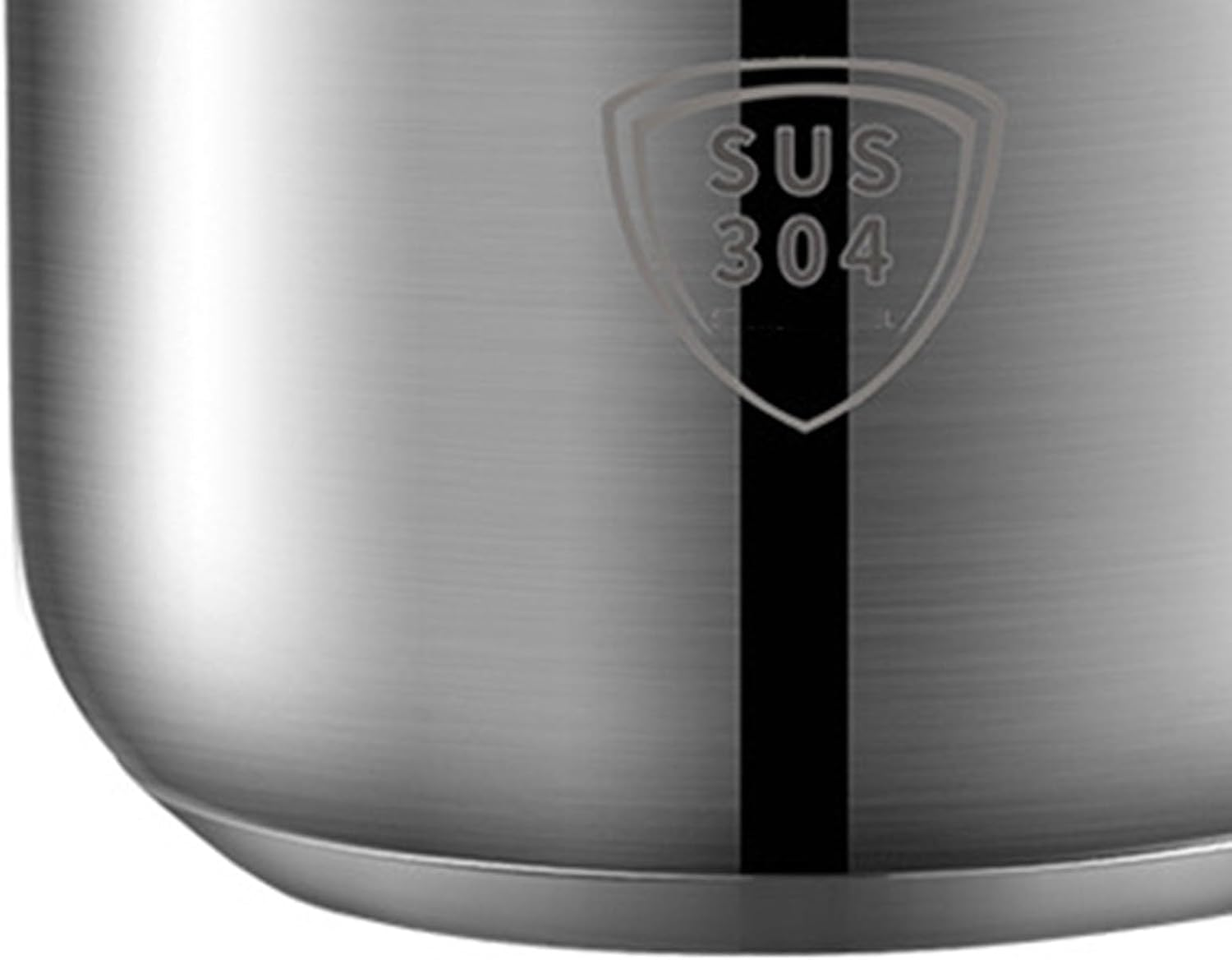 Omabeta Pack of 1 Stainless Steel Sauce Pan with Glass Lid and Handle, 16Cm Stainless Steel Cooking Pot for 1-2 Person, Thickened Base for Even Heating, Ideal for Home Kitchen and Camping Use image number 2