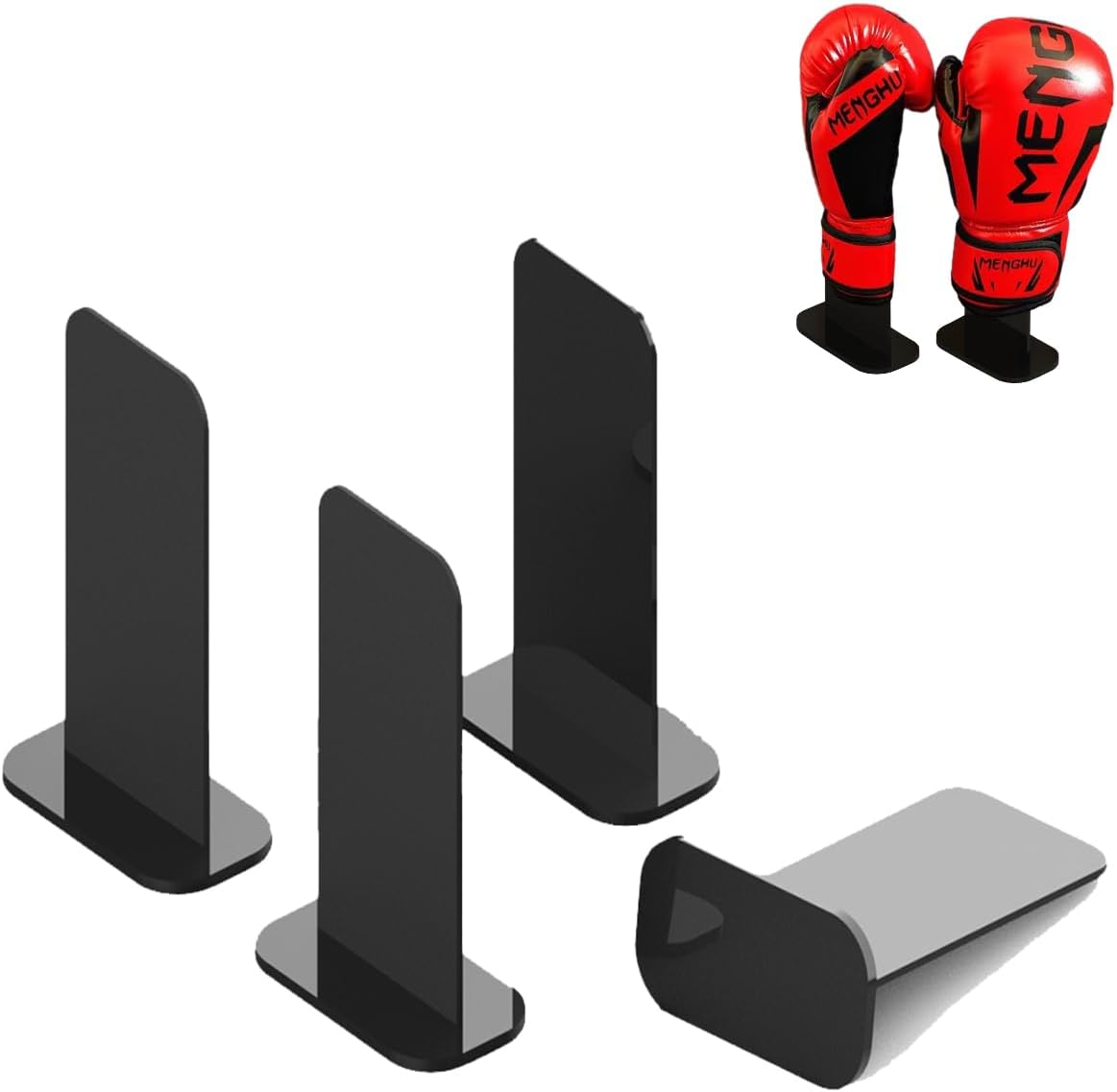 Boxing Glove Stand - Vertical Display for Boxing & Baseball Gloves