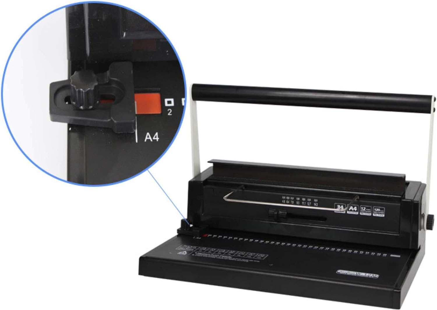 Office Wire Binder Binding Machine JL-M12W (34 Holes) image number 6