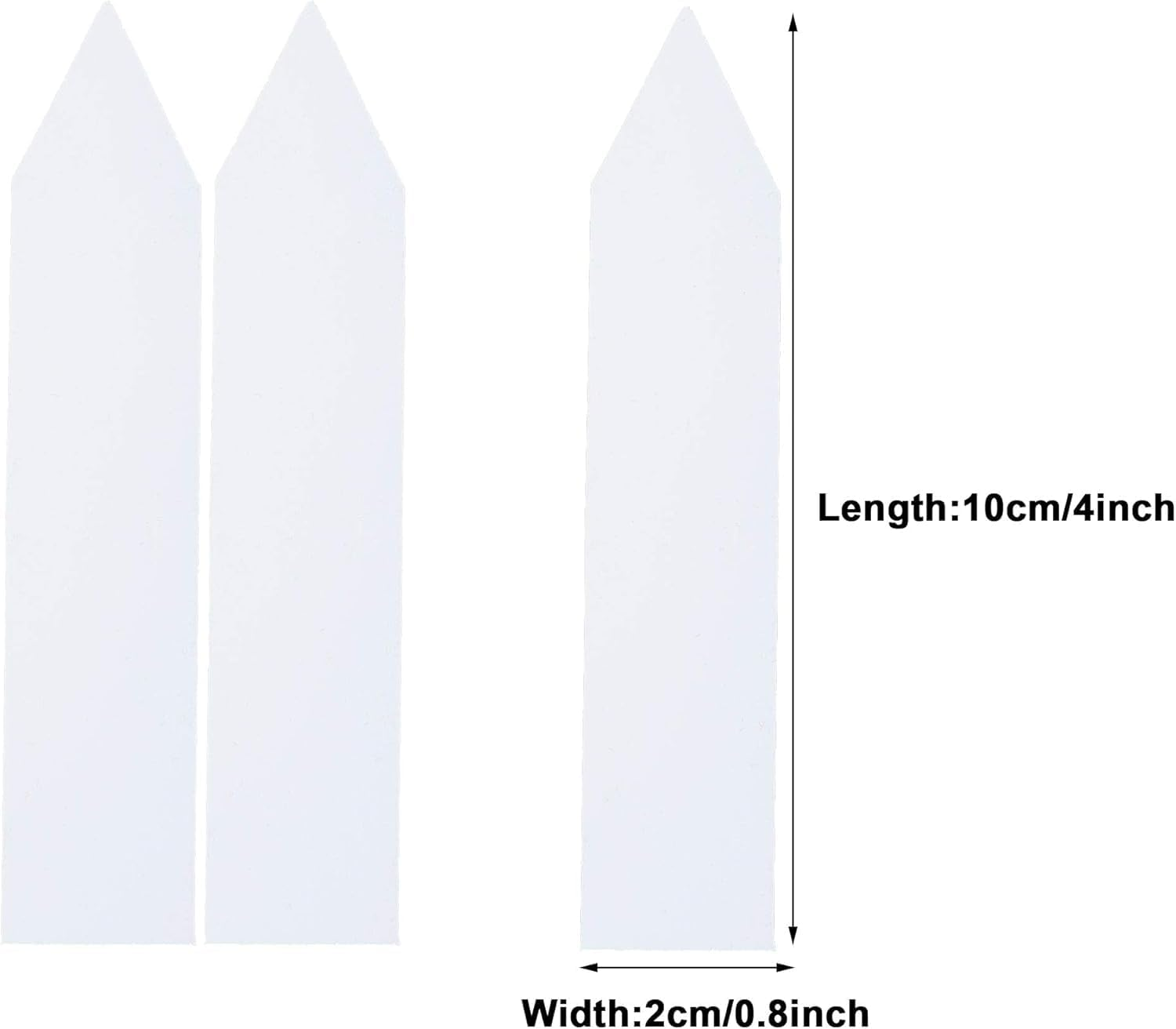 Limcryspp 100-Piece Plastic Plant Label Outdoor Waterproof Garden Marking Plate with Marker Pen, Suitable for Classification Nameplates of Herbaceous, Vegetable and Flower Cultivation image number 4