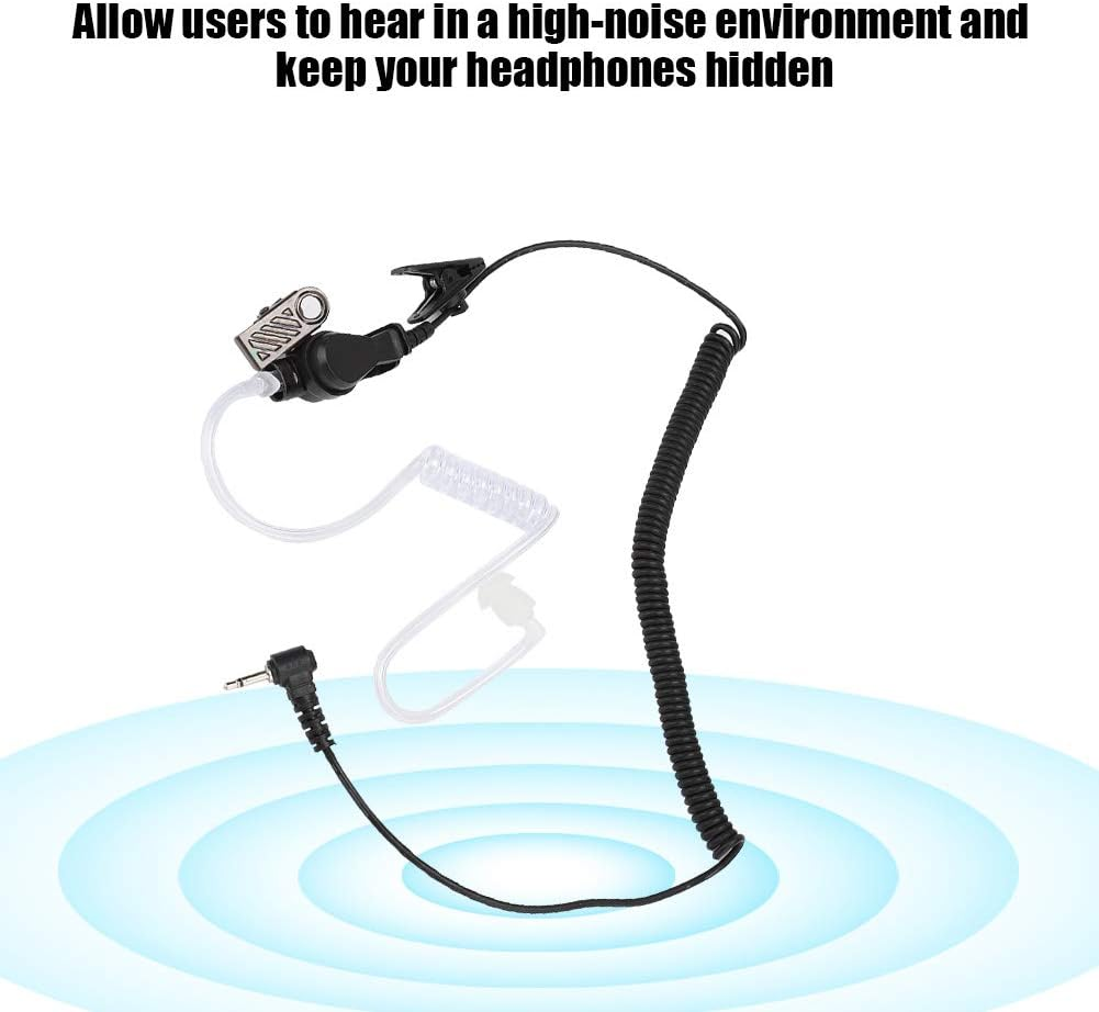 2.5Mm Earphones with Air Acoustic Sound Tube for Speaker Microphone, Earphones for Safety Monitoring, Environmentally Friendly Material image number 2