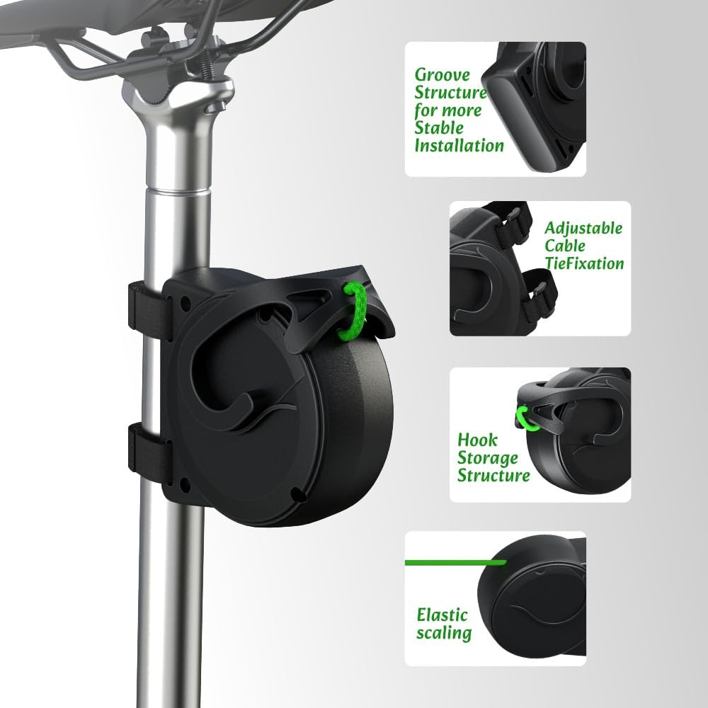 Bicycle Tow Rope,Etractable Bike Tow Strap with Hooks,Portable Cycling Trailer Tool,Outdoor Bike Trailer Cord Pull behind Attachment,For Mountain Bikes Road Bikes