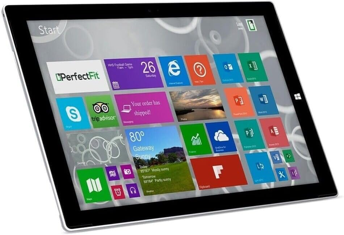 Microsoft Surface Pro 3 I7 4650U 1.9Ghz 8GB RAM 256GB SSD 10.1" Windows 11 Pro (Renewed)