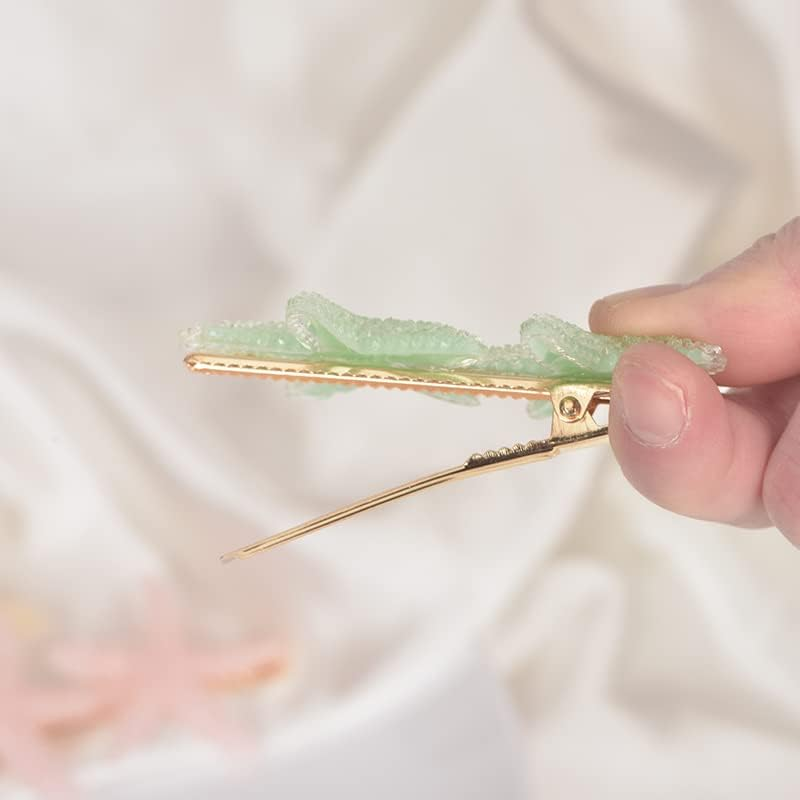 4Pcs Starfish Mermaid Hair Clips for Women Girls Seastar Rhinestone Hair Barrettes for Girls Beach Hair Accessories for Thin Thick Hair Pins for Buns Stars Hair Pieces for Women image number 5