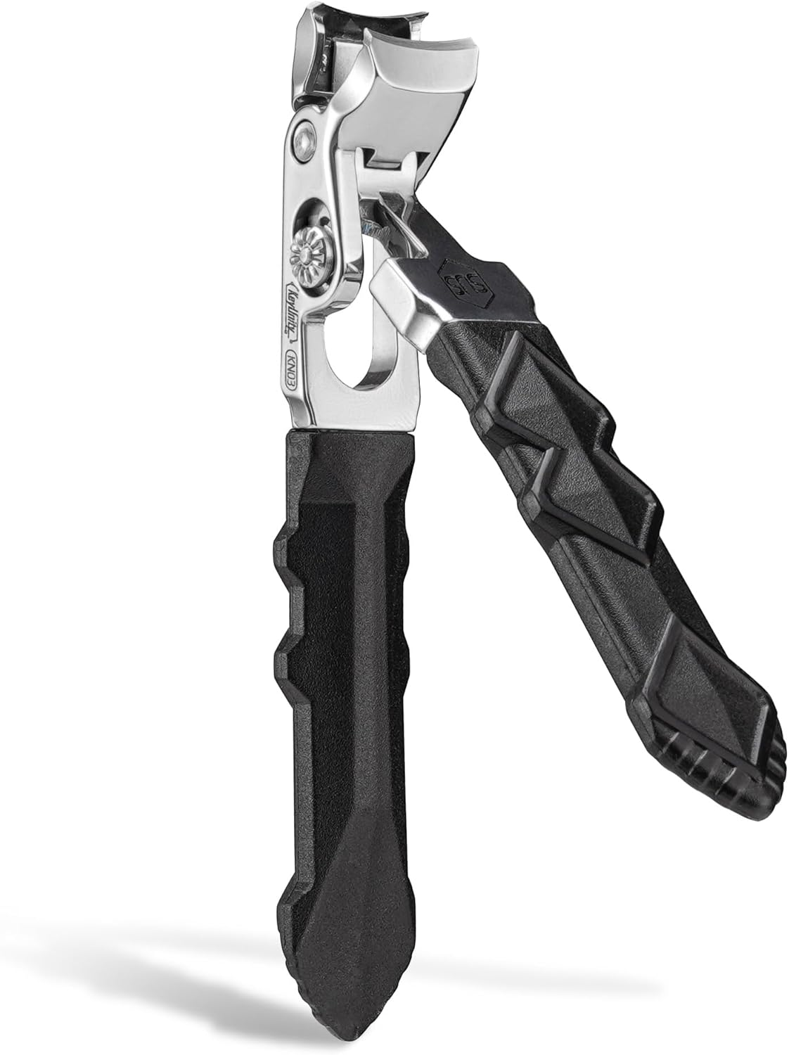 Keyunity KN03 Nail Clippers for Seniors, Lockable Toenail Cutter, Wide Jaw Opening Nail Trimmer for Thick Nails image number 2