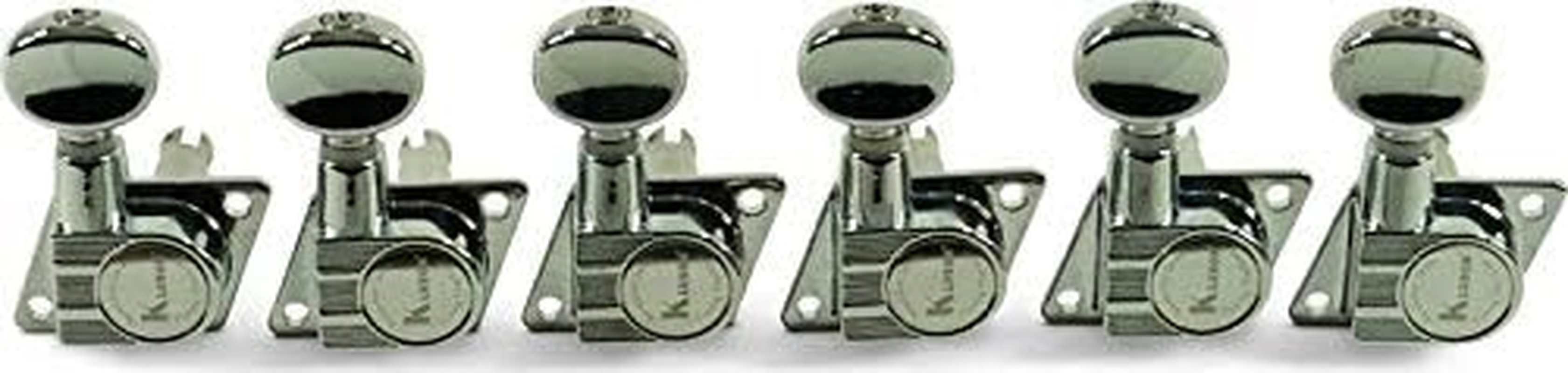 Kluson 6 in Line Revolution Series F-Mount Tuning Machines for Fender Guitars