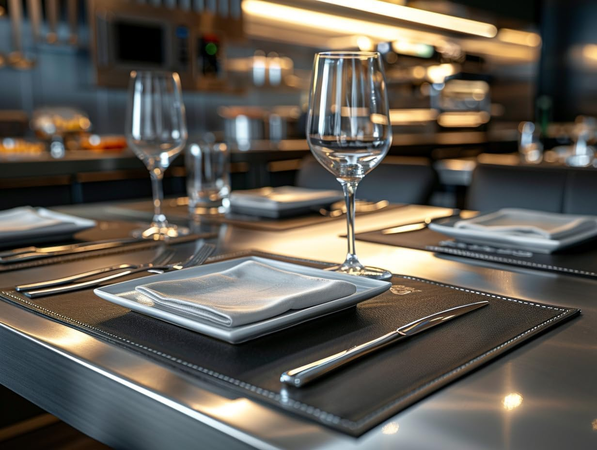 Tongke Flatware Set 20 Pieces, Stainless Steel Cutlery Set Silverware Set with Knife Spoon Fork, Service for 4, Dishwasher Safe, Ideal for Home Daily Use, Silver image number 2