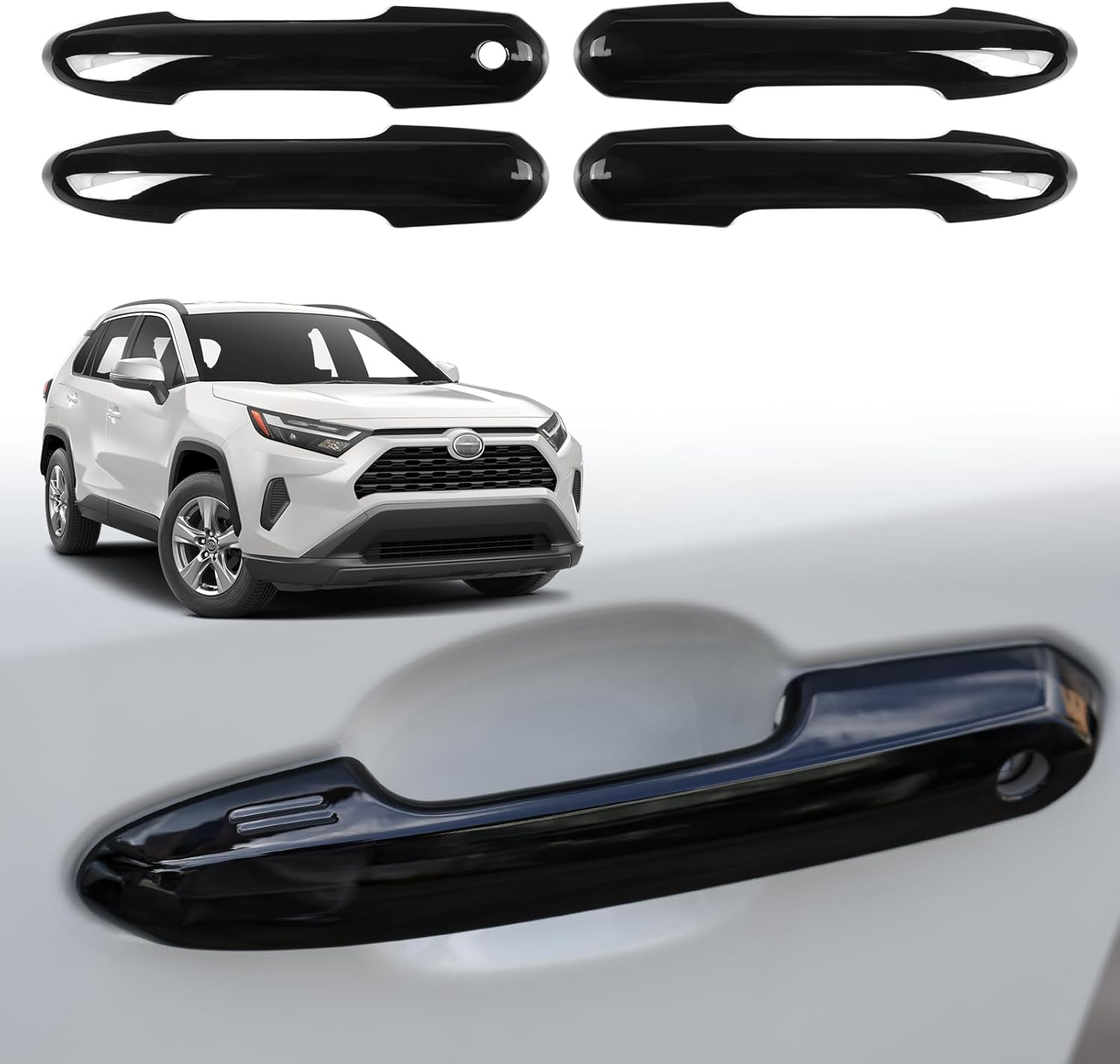 CKE for Toyota Camry 2023 2022 2021 2020 2019 2018 for Toyota Avalon 2019-2022 Accessories Sporty Auto Steering Wheel Cover Trims Car Interior Decoration Sticker -Carbon Fiber Style