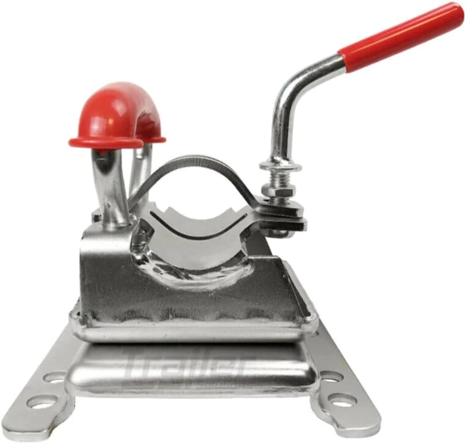 Extra Heavy Duty Swivel Bracket Removable Bolt on Jockey Wheel Stand Trailer