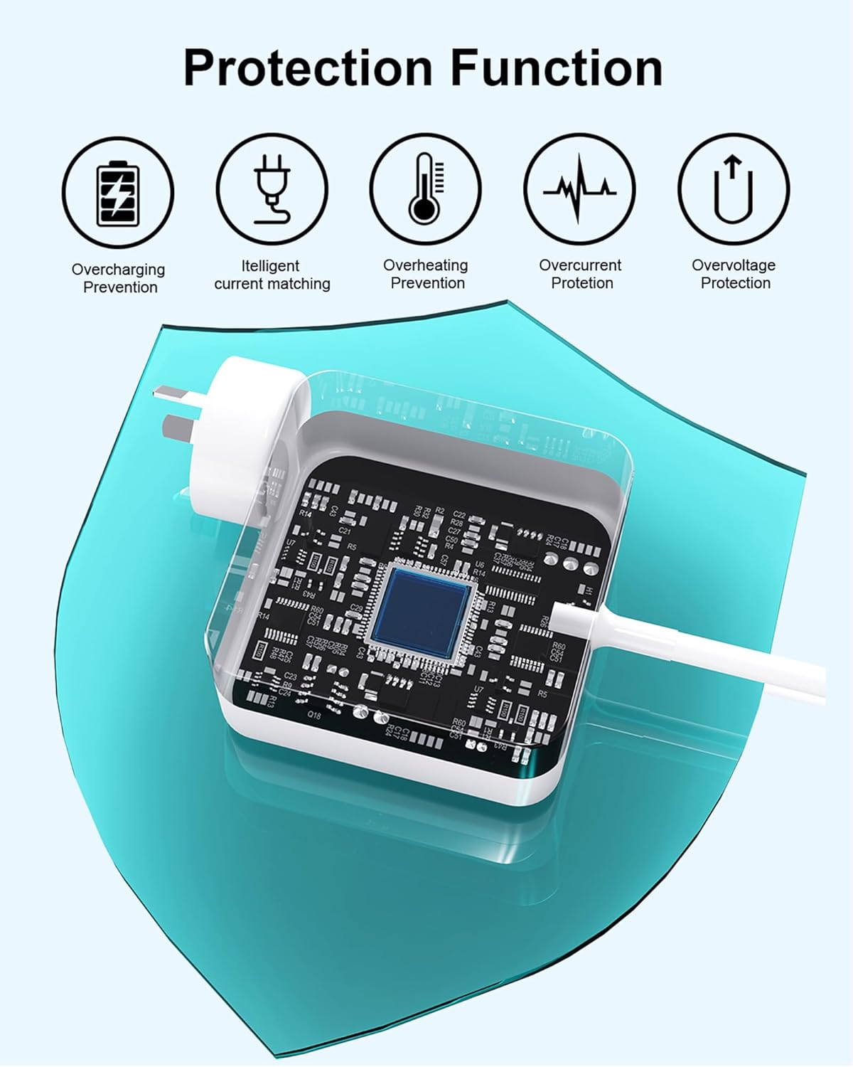 Macbook Pro Charger, 85W T-Tip Power Adapter, for Macbook Pro 13 15 17 Inch 2012 2013 2014 2015，Model A1502,A1398,A1424,A1465,A1435,A1278, A1344 image number 1