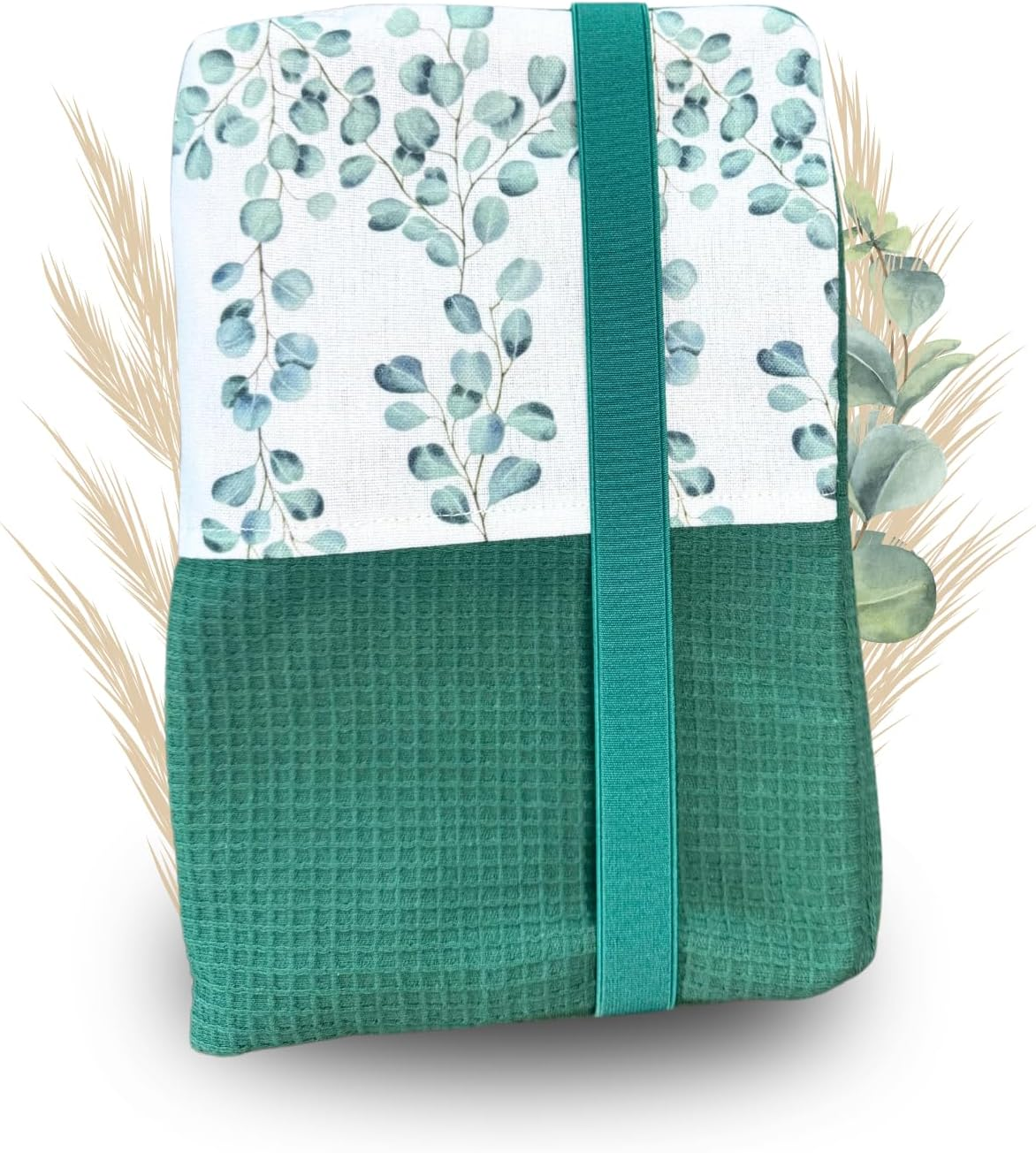 Malino Premium Travel Nappy Bag - Evergreen - Organiser for Nappies, Wipes & Baby Essentials, Baby Cosmetic Bag in Eucalyptus Design image number 2