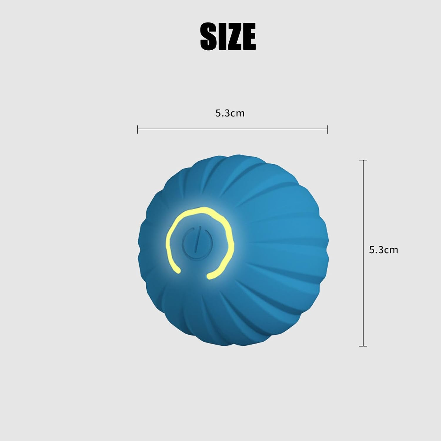 Interactive Dog Toy Ball, New Vibrating Dog Ball, Automatic Moving Dog Balls, Dog Chasing ＆ Herding Ball, Dog Toys for Boredom Interactive, Rechargeable Dog Ball Toys for Indoor Cats, Dogs (Orange) - Orange image number 3