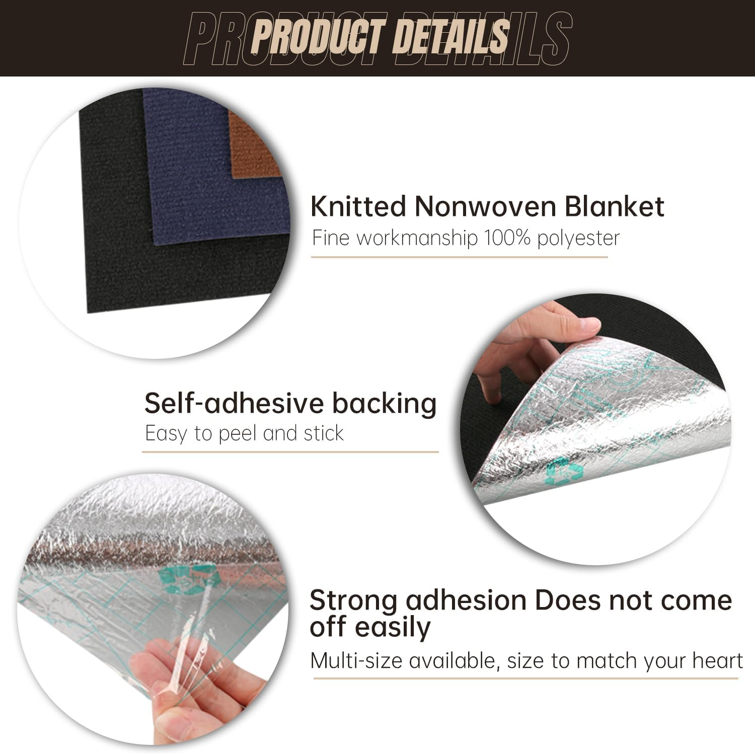 YIEMI Cat Scratch Couch Furniture Protector, 40X200Cm Cats Scratch Mat with Self-Adhesive Backing,Trimmable DIY Scratching Pads(Black) image number 5