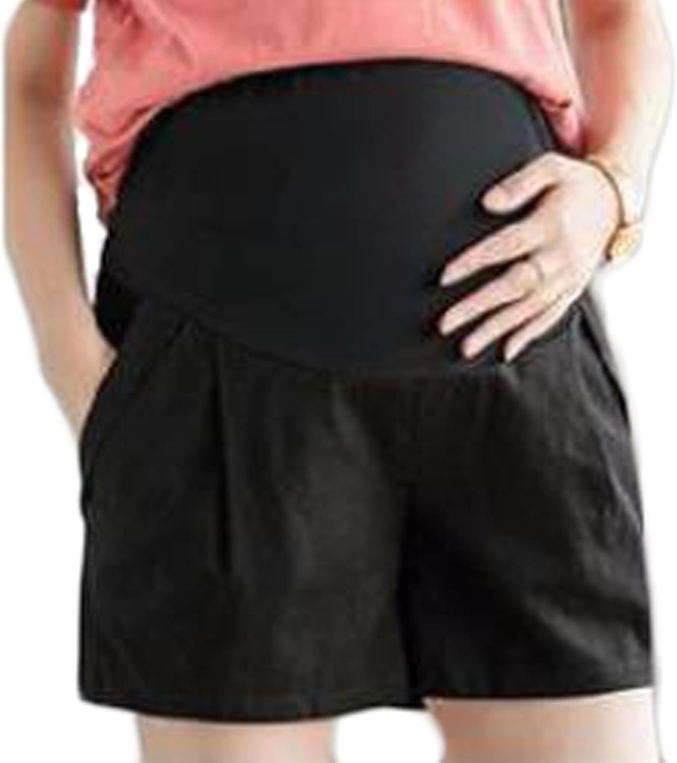 Maternity Pants Shorts Loose Casual Bottoms Three-Quarter Pants