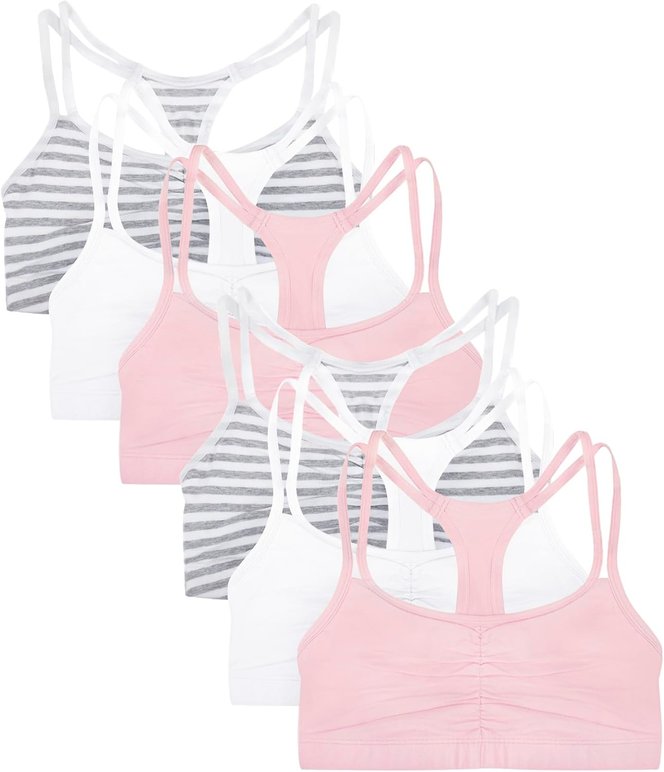 Fruit of the Loom Women'S Spag Sports Bra (Pack of 6) image number 5