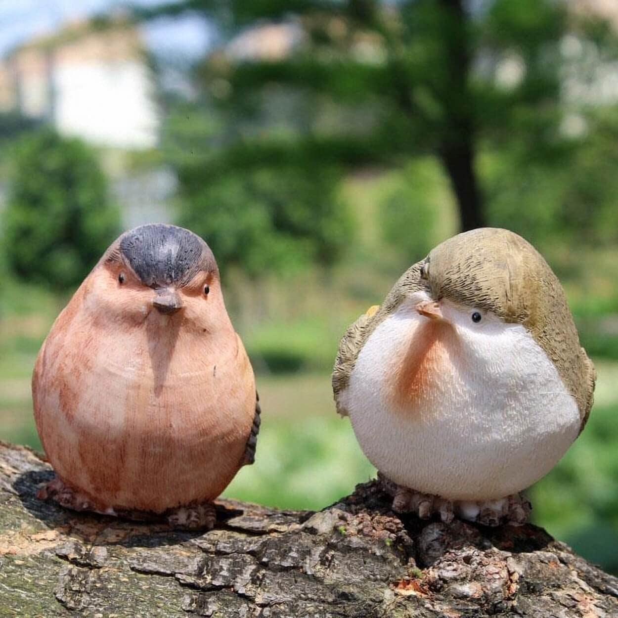 VILIGHT Bird Decor Decorative Birds - Outdoor and Indoor Bird Statues and Figurines - Bird Decorations for Home and Garden - Real Birds Size Set of 6 image number 1