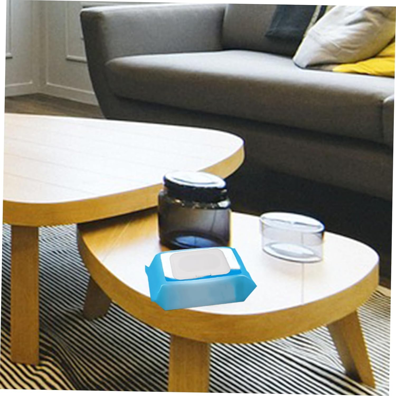 30Pcs Wipe Flip Lid Plastic Wipe Container Lid Sealed Dispenser Cover for Family image number 6