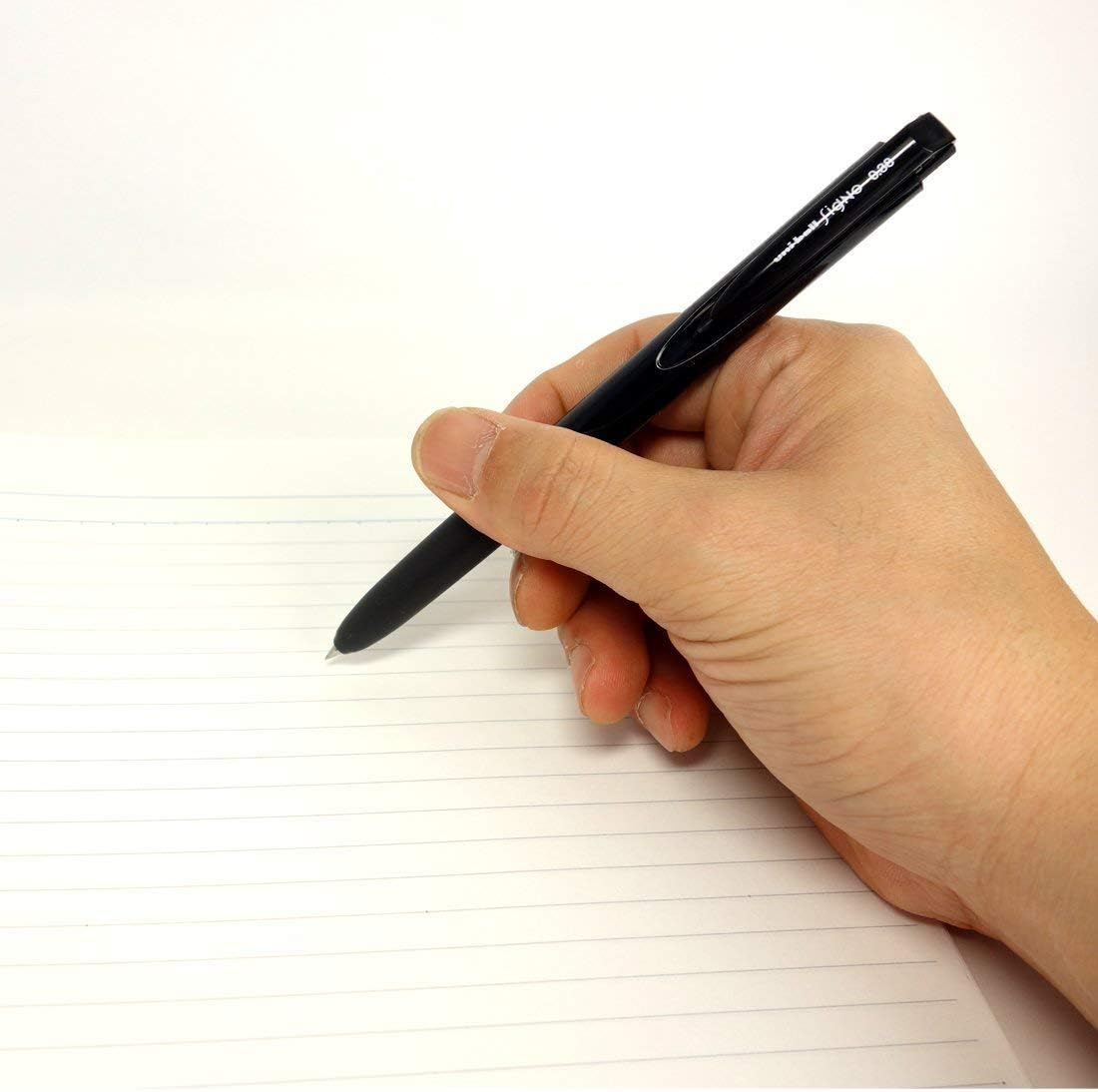 Signo Set of 3 Uni Knock Ballpoint Pen - RT1 UMN-155 0.38 Mm (Black) image number 4