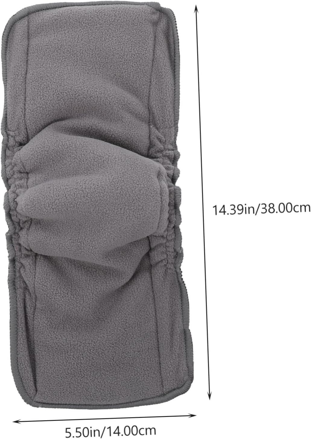 Abaodam 3Pcs Super Absorbing Reusable Diapers with Leak Resistant Bamboo Charcoal Washable Cloth Inserts for Portable Use and All Day Comfort image number 2