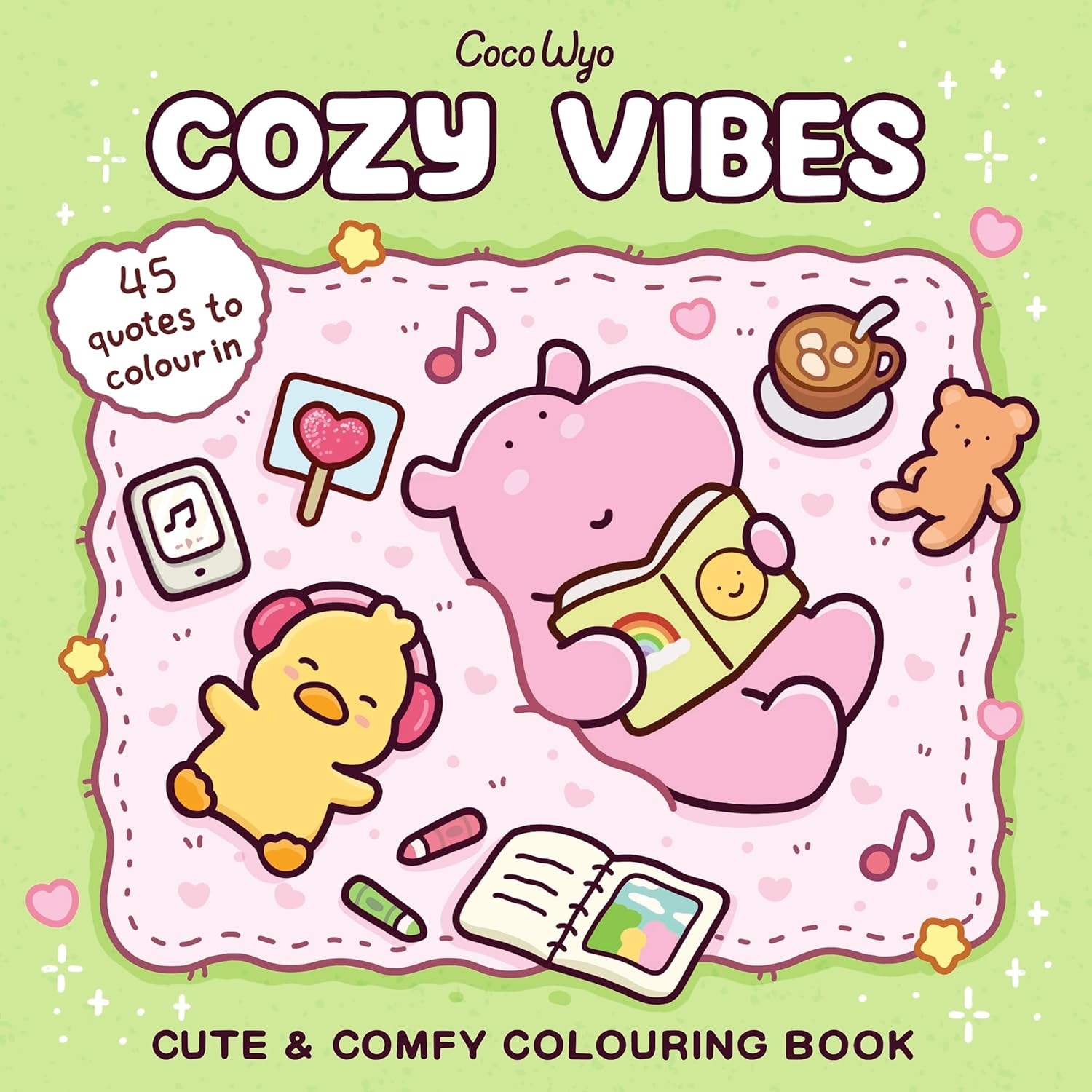 Cozy Vibes: a Cozy and Comfy Colouring Book for All Ages image number 2