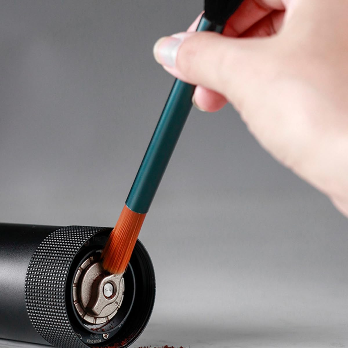 Dual Head Coffee Grinder Brush - Espresso Machine and Bar Cleaning Tool - Professional Barista Brush for Coffee Machine Maintenance image number 3