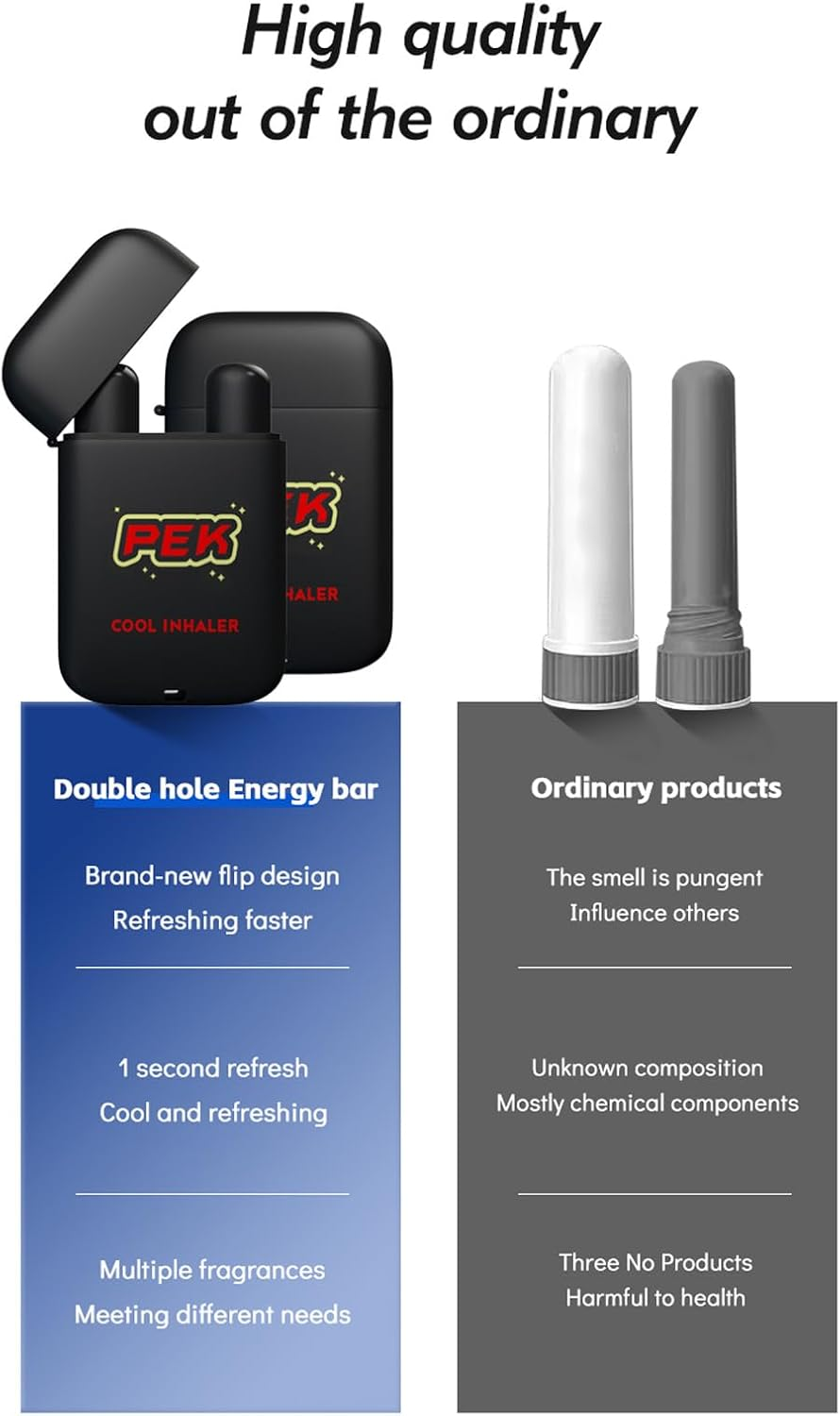 Black Currant Nasal Inhaler, 2-Hole Flip Top, Aromatherapy Stick for Focus image number 3