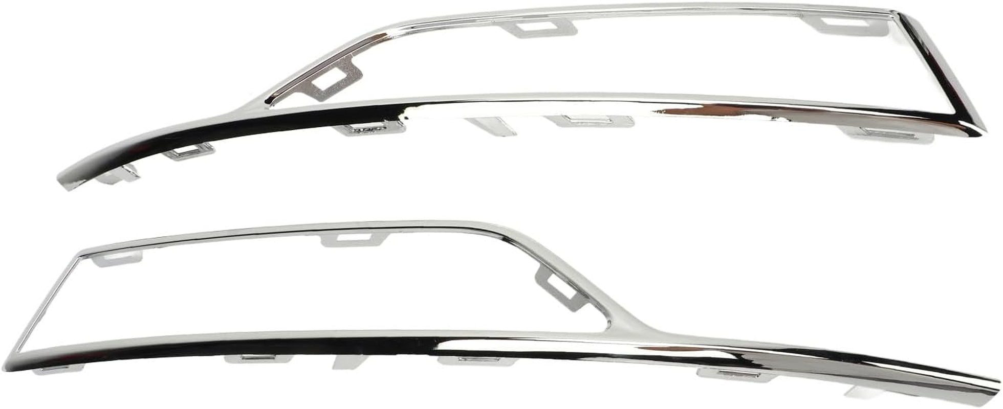 Chrome Plated Bumper Grille Trim 5E3853767 Grill Frame Protector for Scout 2020 to 2023 image number 4