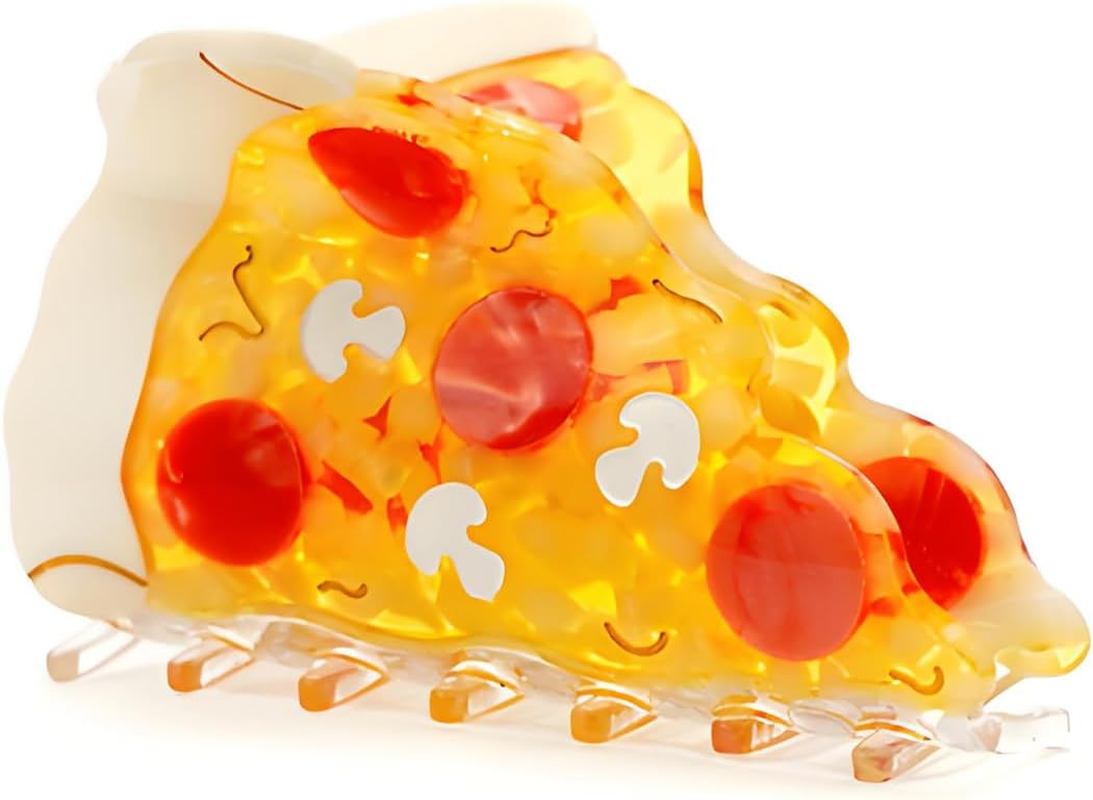 Hot Dog Hair Claw Clips, Unique Food Claw Clip, Acetate Hair Clips for Women, Fun Accessories