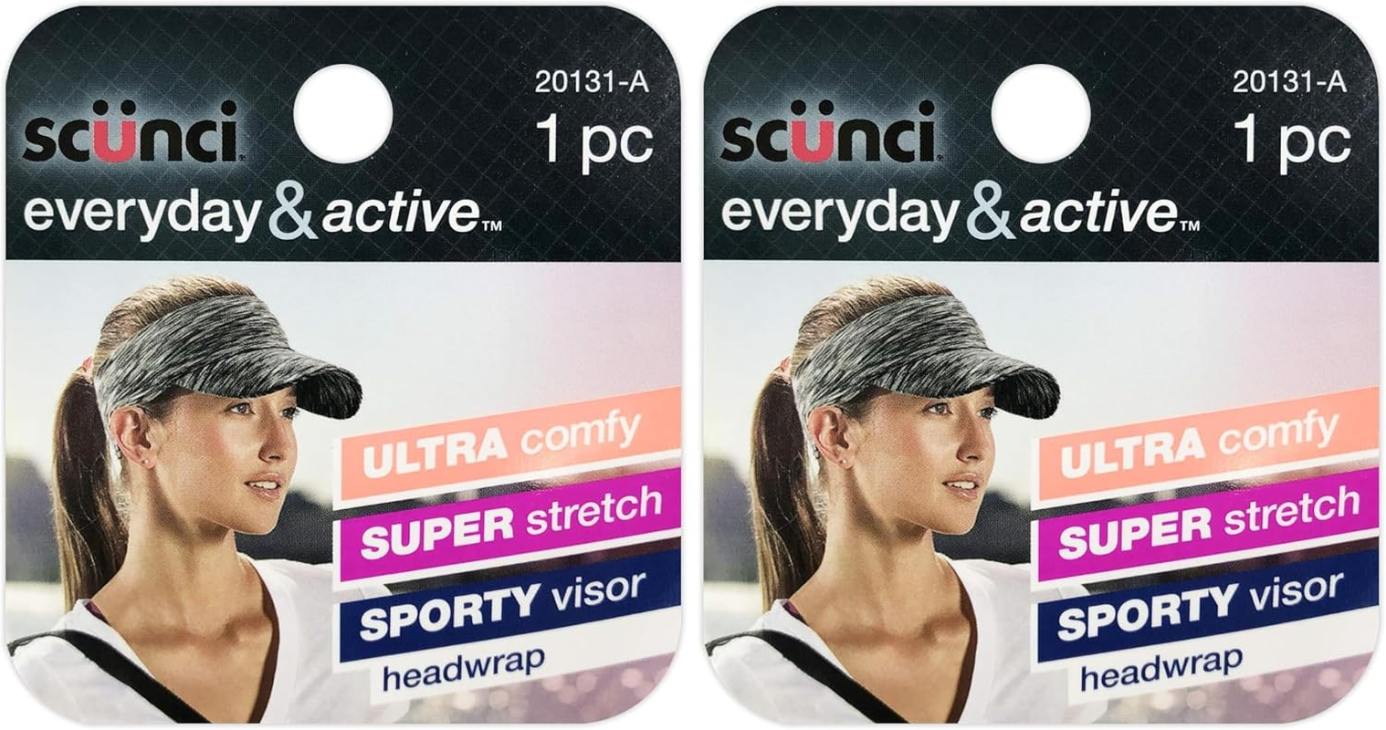 Scunci Tie Back Sporty Visor Head Wrap
