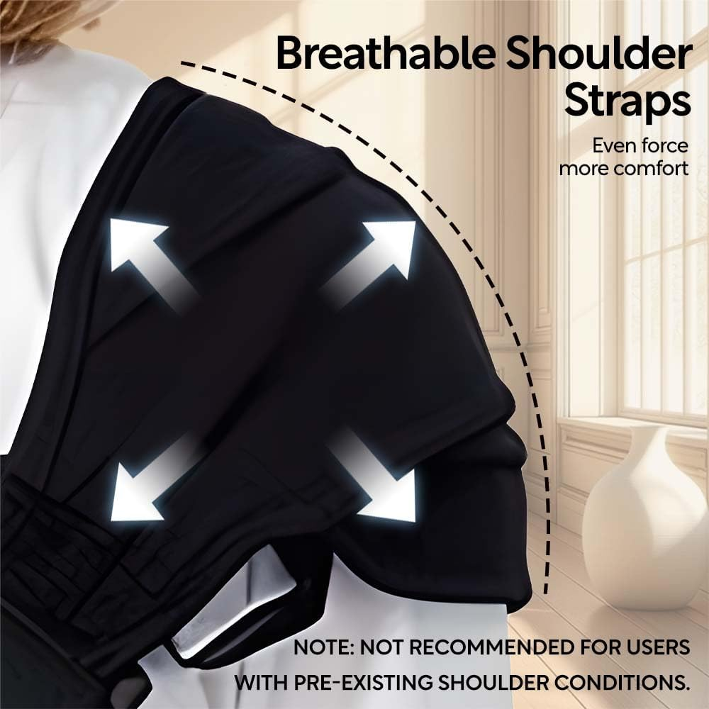 JOYNCLEON Baby Sling Carrier Toddler Carrier Boys Girls Newborn to Toddler Essentials Safety Non-Slip Baby Half Wrapped Sling Hip Holderr Black image number 4