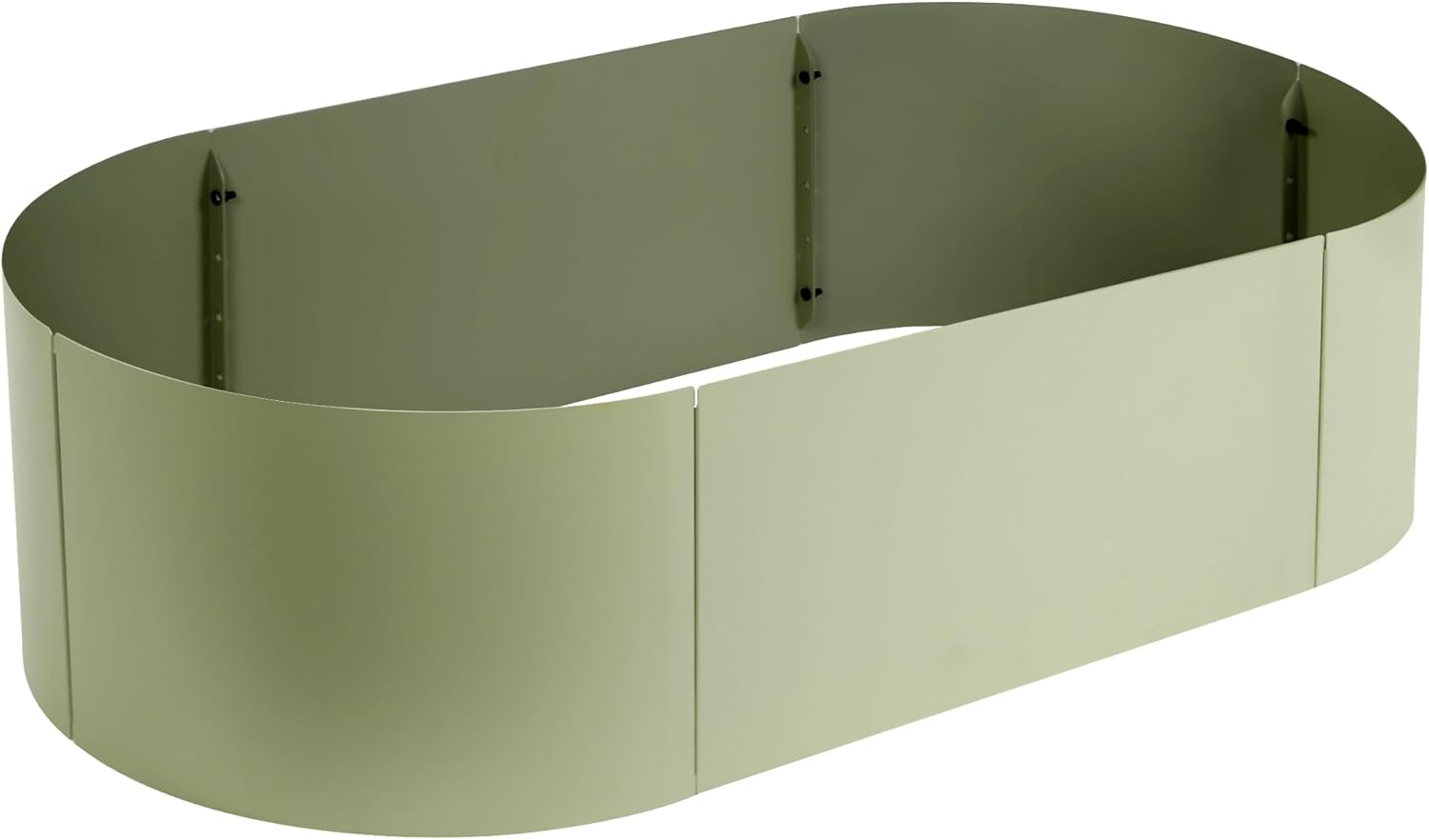 Worth Garden Heavy Duty Galvanized Steel Raised Garden Bed Kit with Powder Coated Olive Green Finish - 48" L. X 24" W. X12 H. - Metal Planter Box for Vegetables, Flowers, Herbs - Outdoor Gardening image number 2