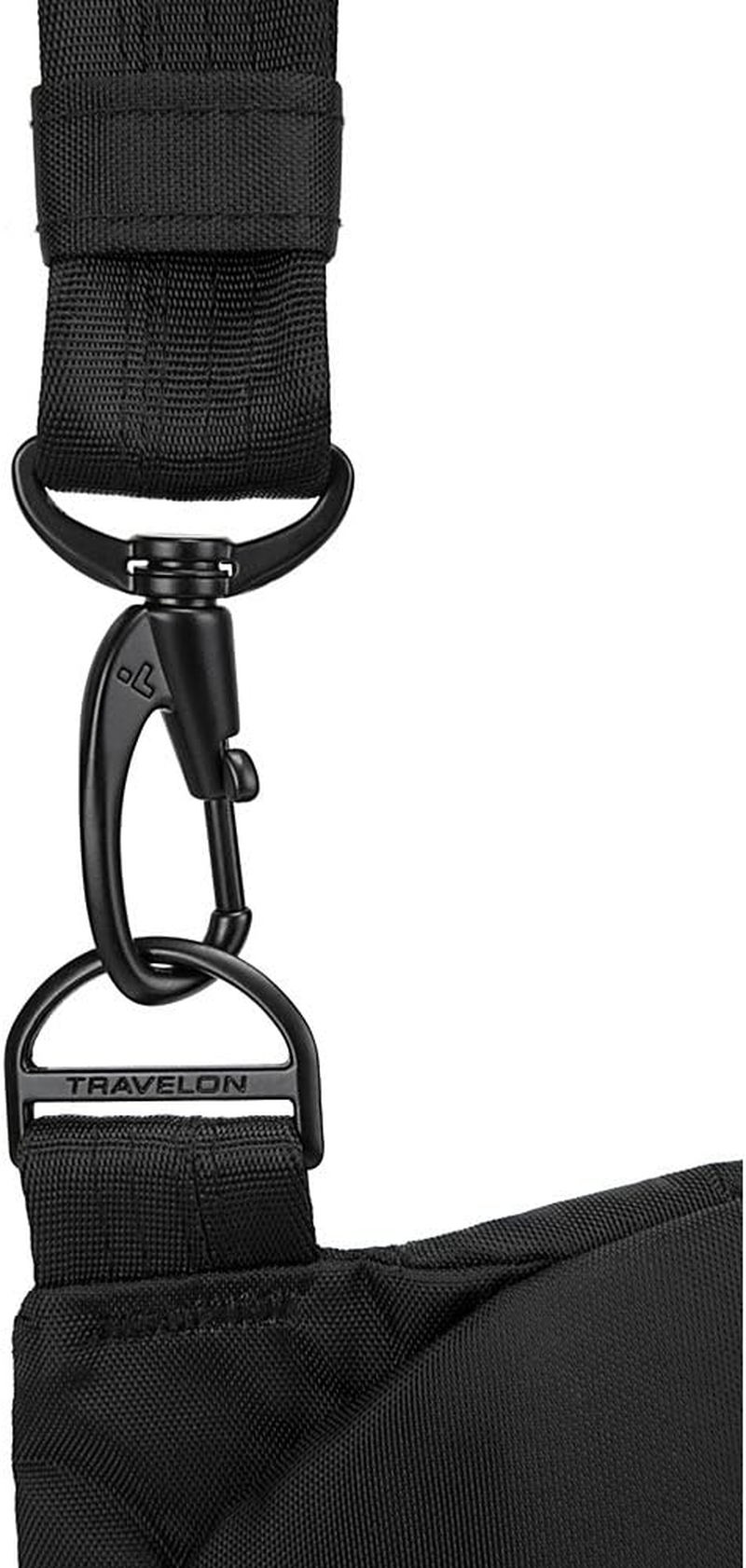 Travelon Anti-Theft Active Tour Messenger Bag, Black