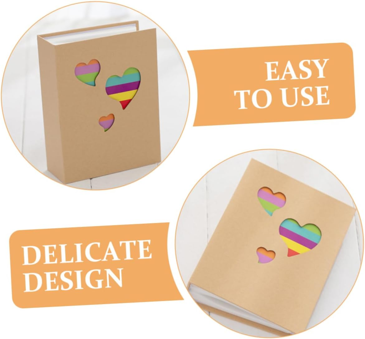 Toddmomy Kraft Paper Photo Album Boy Girl Boy Girl Cute Decorative Picture Album image number 5