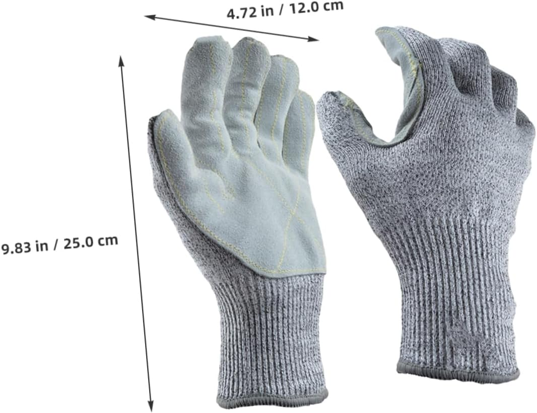 1Pair Collision Gardening Gloves Cut Resistant Wear Resistant Lightweight Outdoor Work Gloves for Gardeners Comfortable Fit for Pruning and Work image number 3