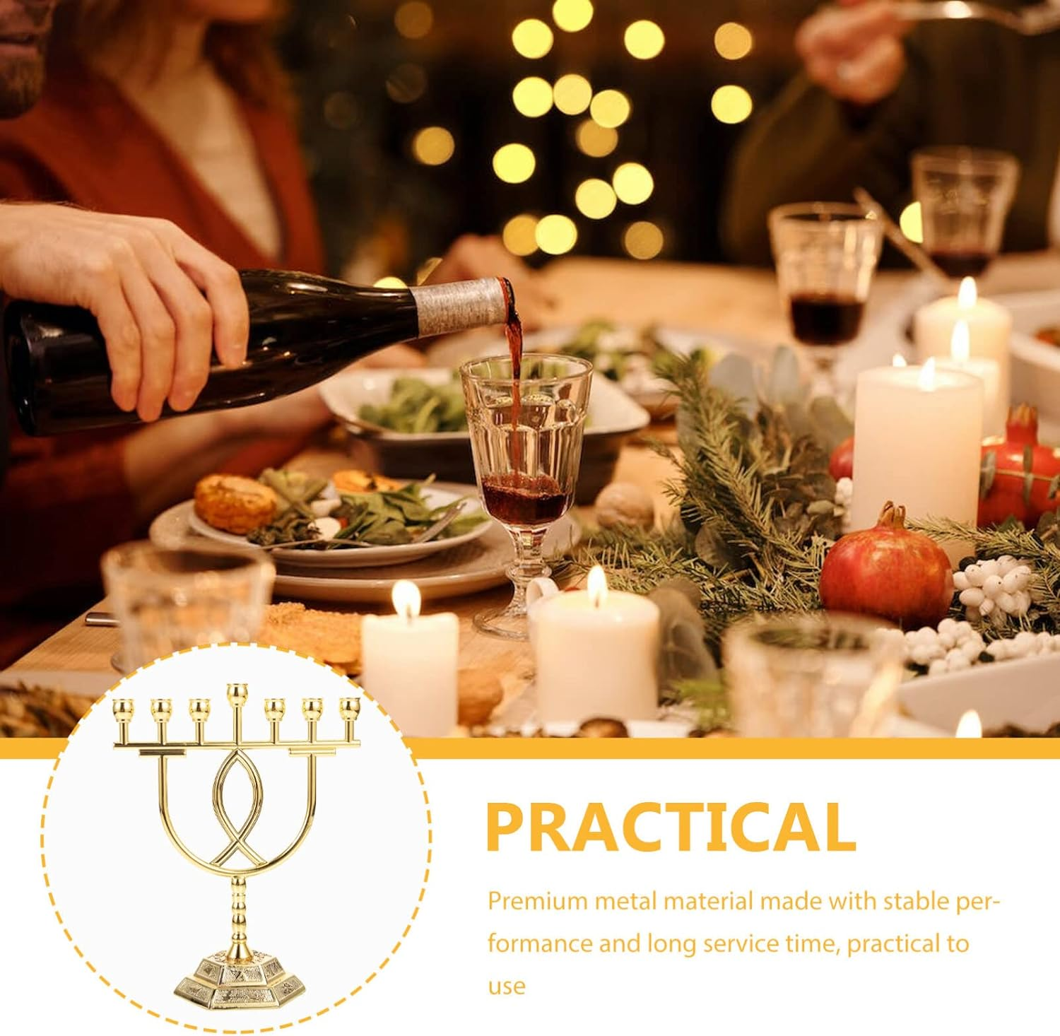 7 Branch Jewish Candle Holder Jewish Candle Sticks Menorah 12 of Israel Menorah