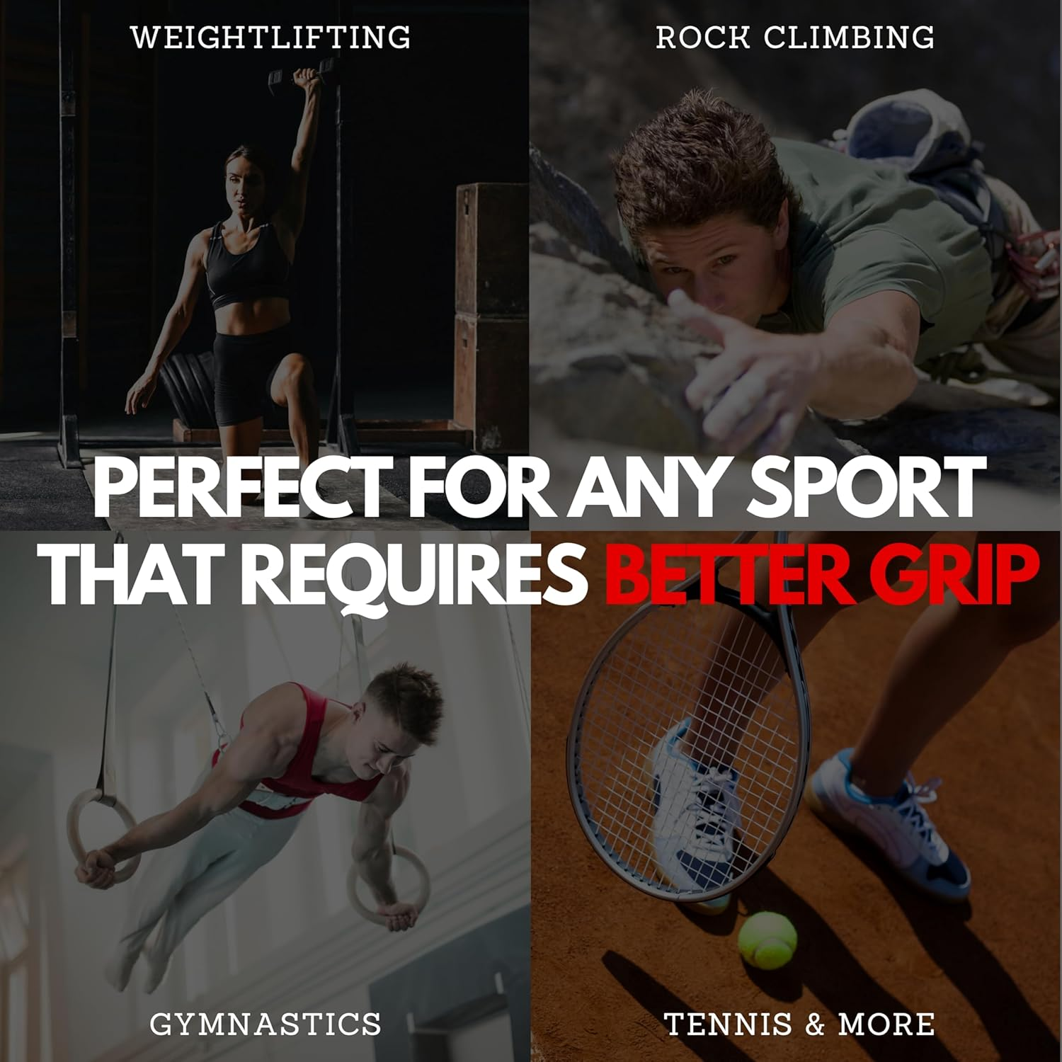 Survivor Gym Chalk - Climbing Chalk, Lifting Chalk, Gymnastics Chalk - Pure Magnesium Carbonate Hand Chalk Powder, Weightlifting Chalk Gym - Rock Climbing Chalk for Weights image number 5